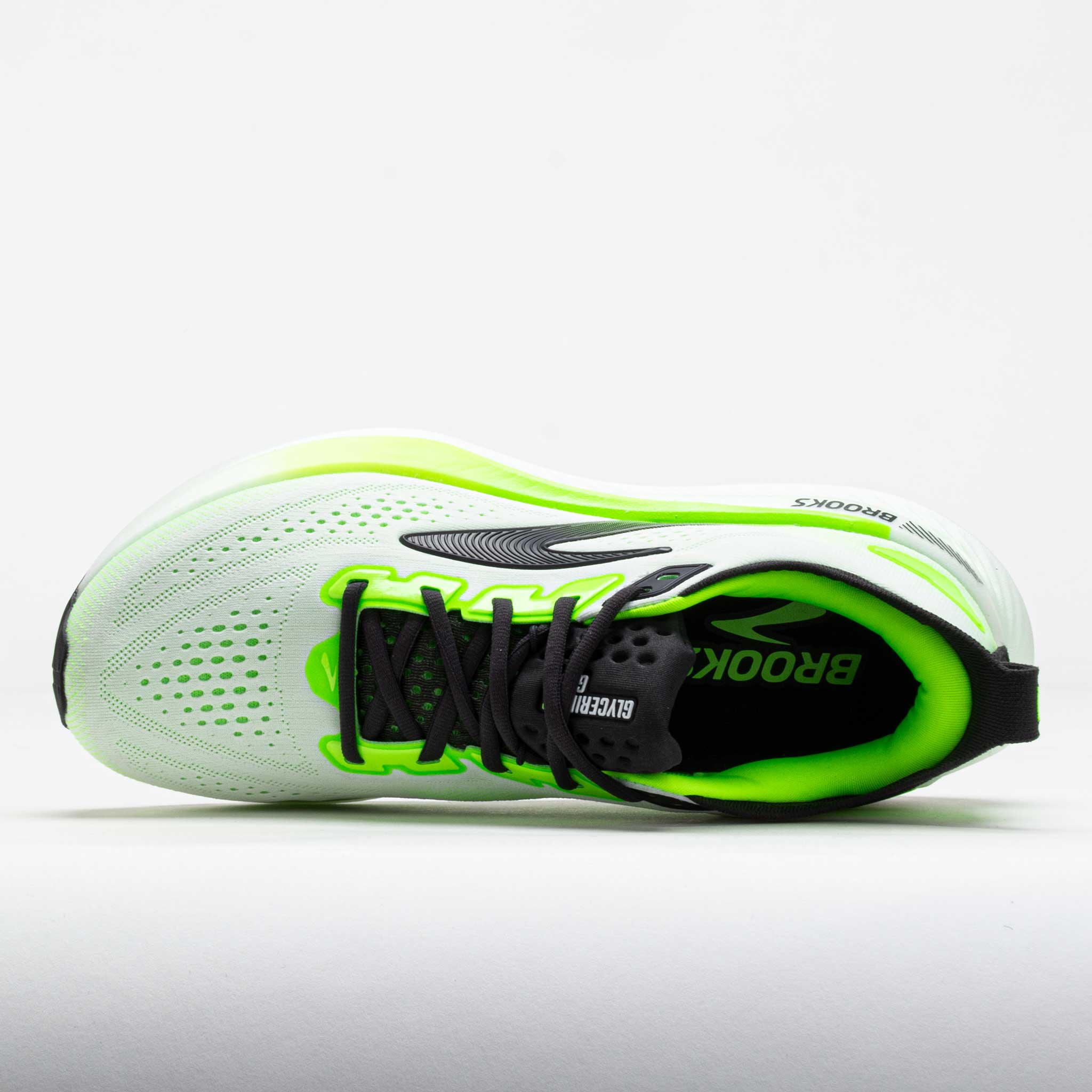 Brooks Glycerin GTS 23 Men's White/Phantom/Green Gecko