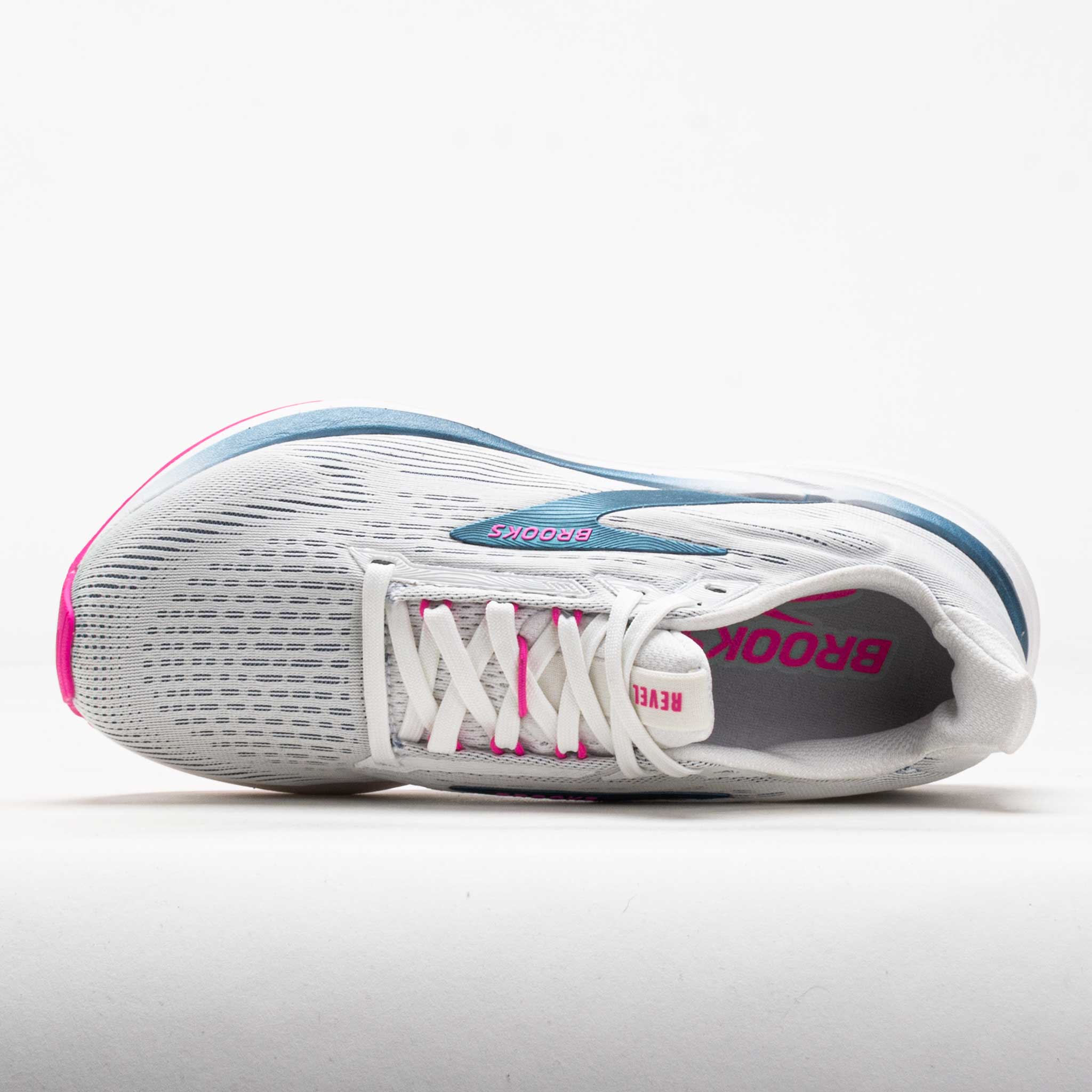 Brooks Revel 8 Women's White/Moonlight/Pink