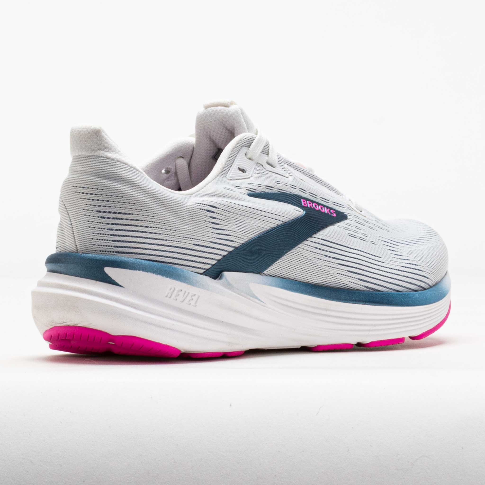 Brooks Revel 8 Women's White/Moonlight/Pink – Holabird Sports