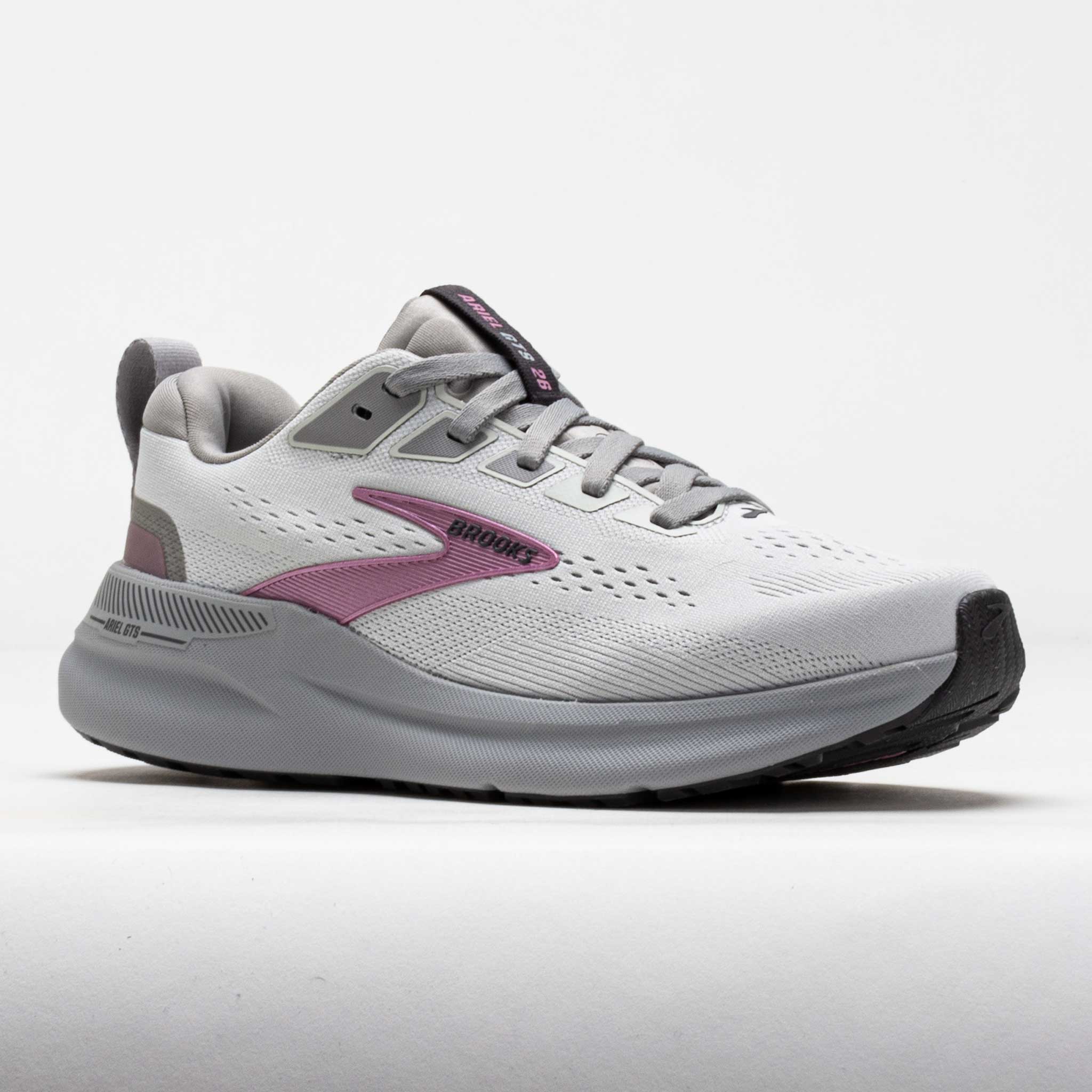 アリエール Brooks Ariel GTS 26 Women's Oyster Mushroom/Alloy/Pink – Holabird