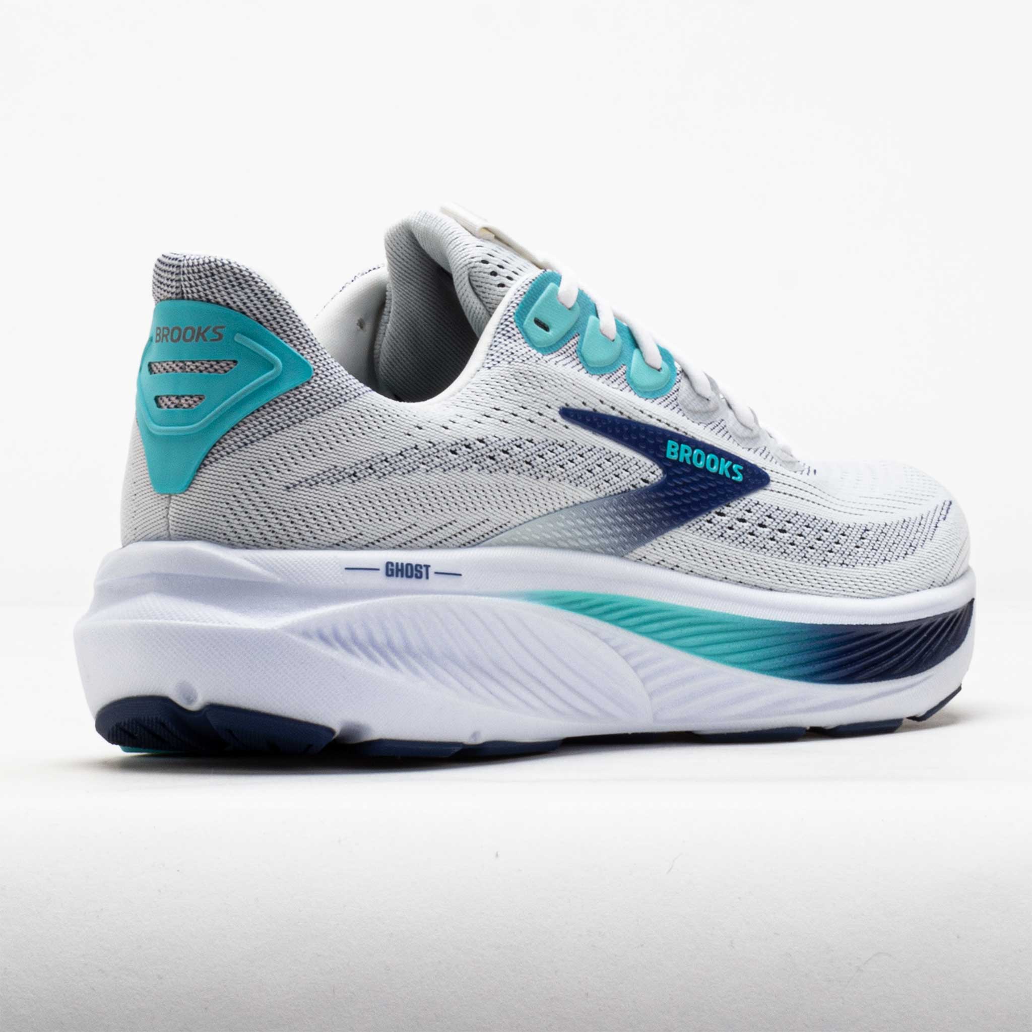 Brooks Ghost 17 Men's White/Beacon Blue/Ipanema