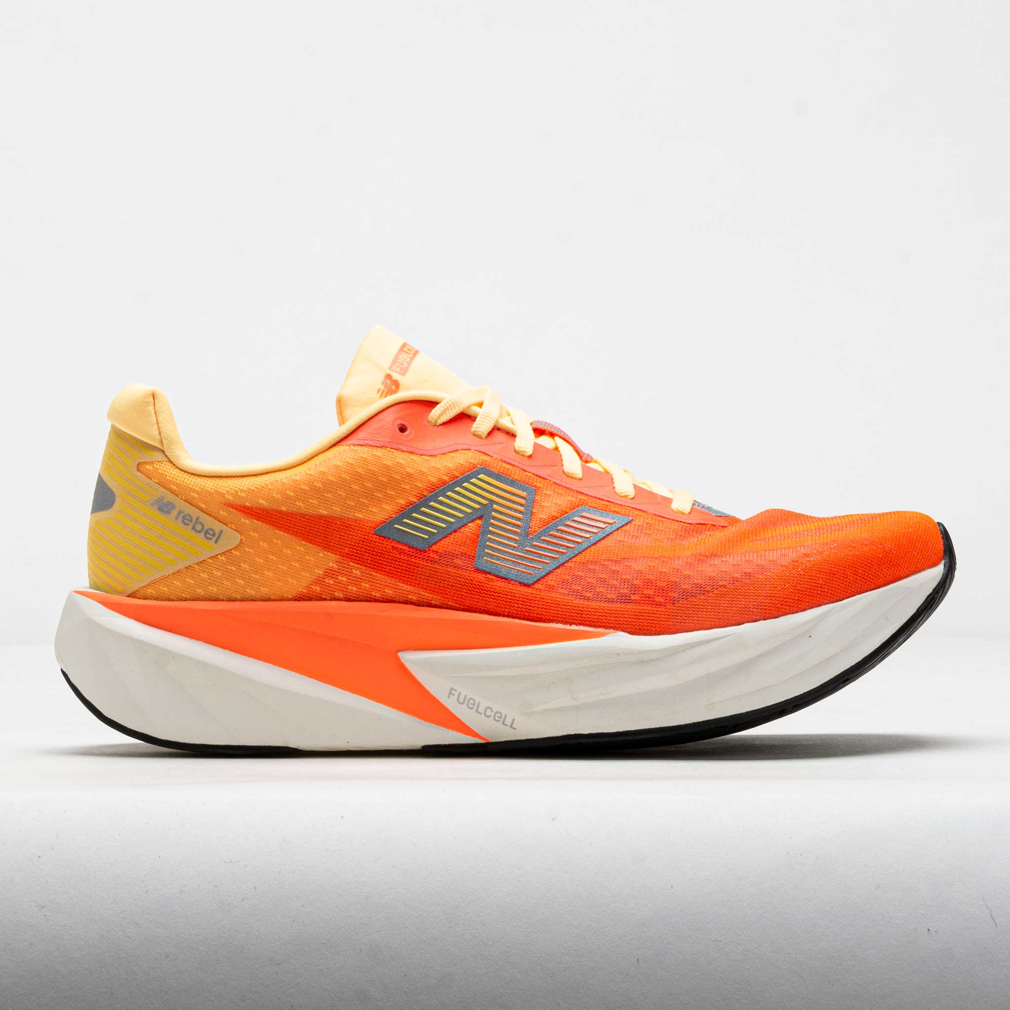 New Balance FuelCell Rebel v5 Men's Tangerine Heat/Silver Metallic