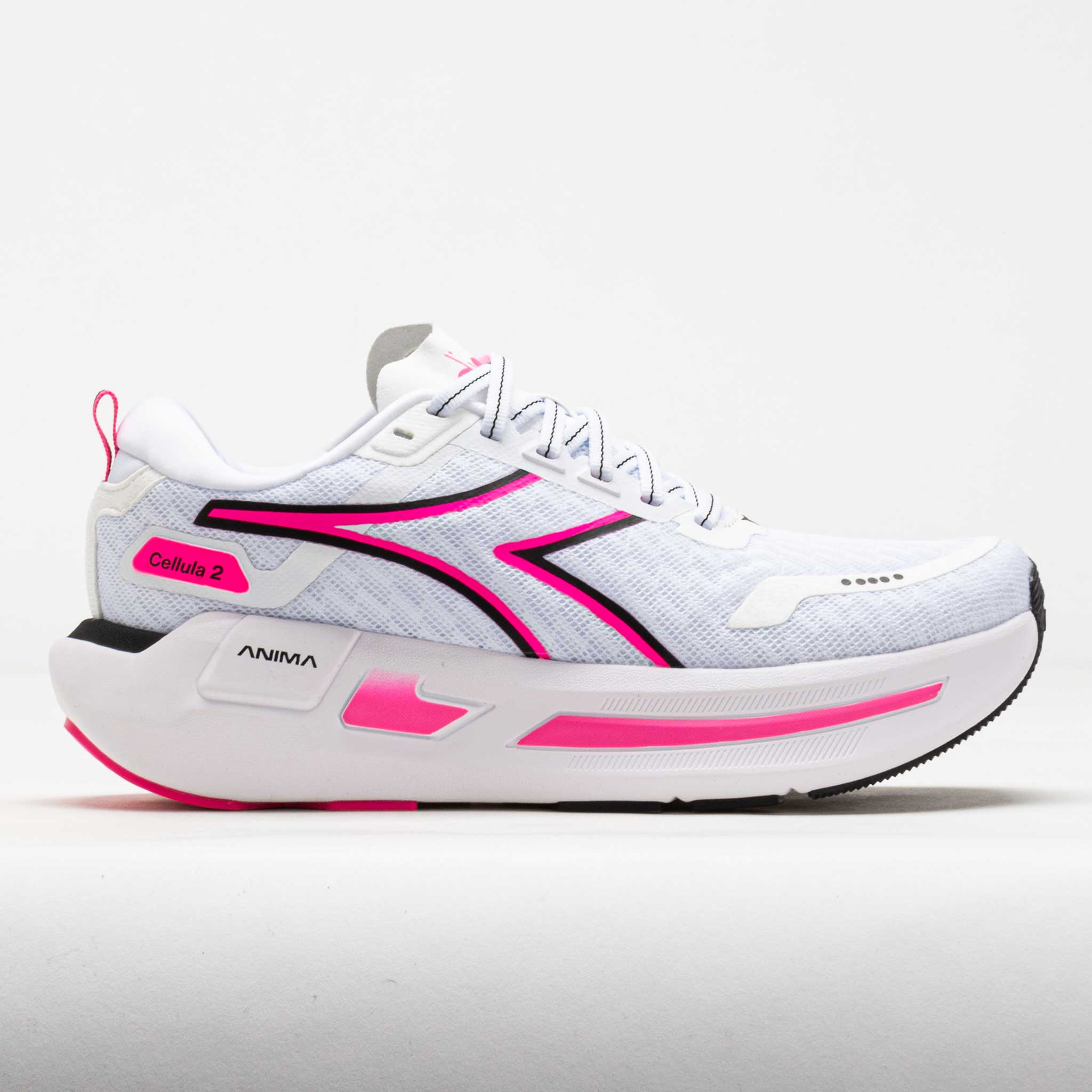 Diadora Cellula 2 Women's White/Black/Pink Fluorescent