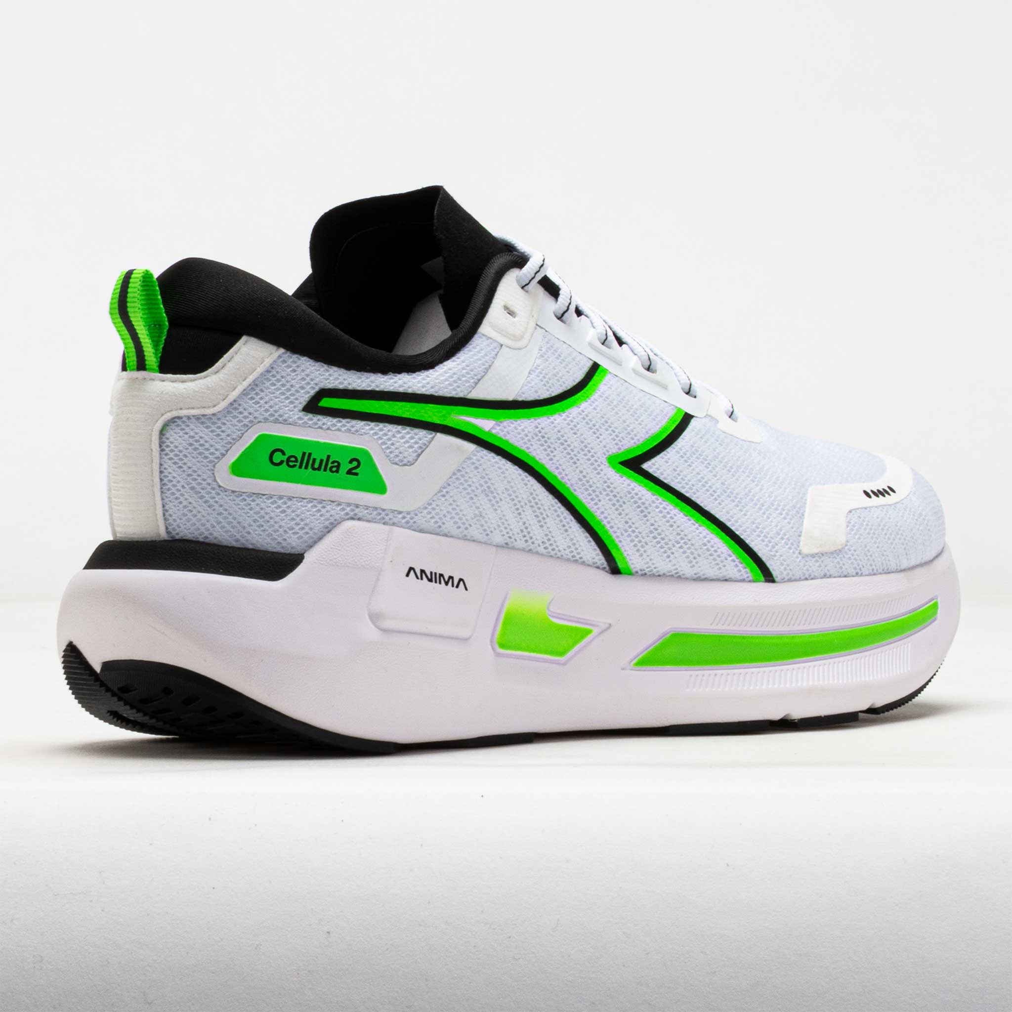 Diadora Cellula 2 Men's White/Black/Green Fluorescent