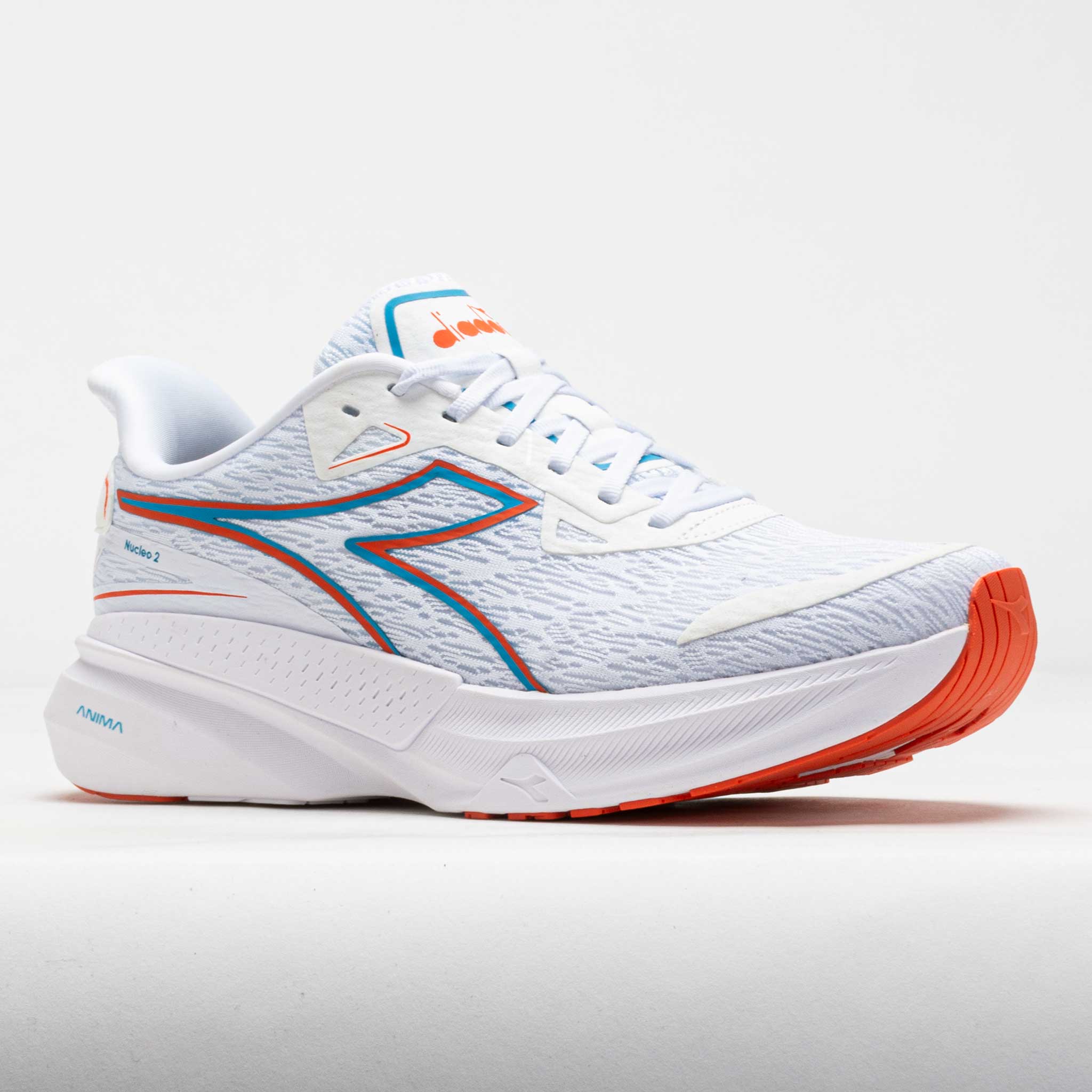 Diadora Nucleo 2 Men's White/Orange Nasturtium