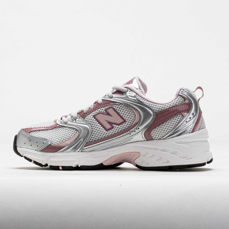 New Balance 530 Unisex Silver Metallic/Rosewood – Holabird Sports