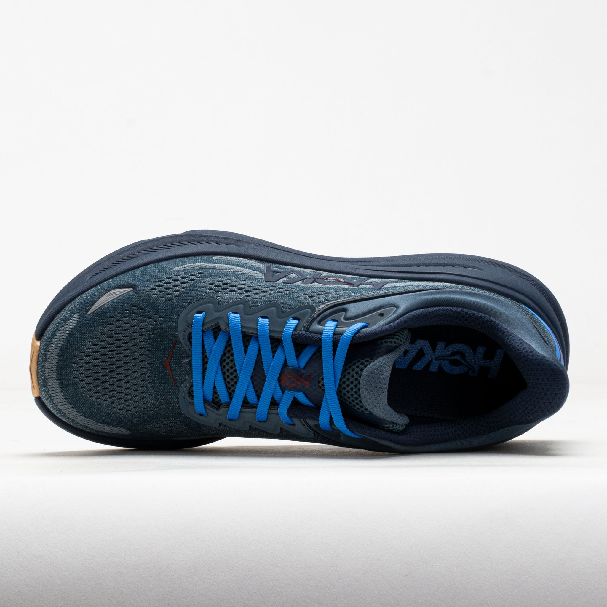 HOKA Bondi 9 Men's Glimmering Blue/Overcast – Holabird Sports