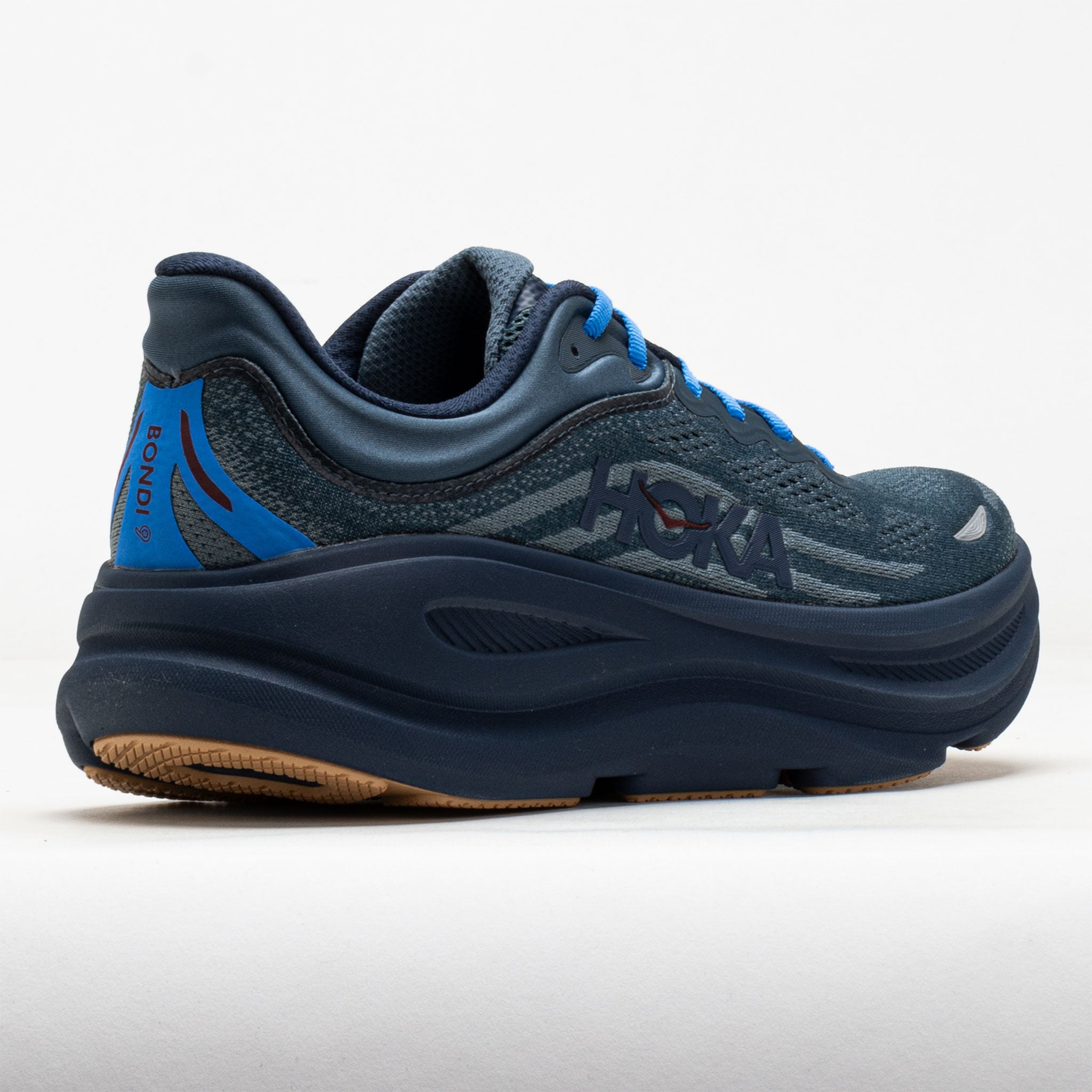 HOKA Bondi 9 Men's Glimmering Blue/Overcast – Holabird Sports