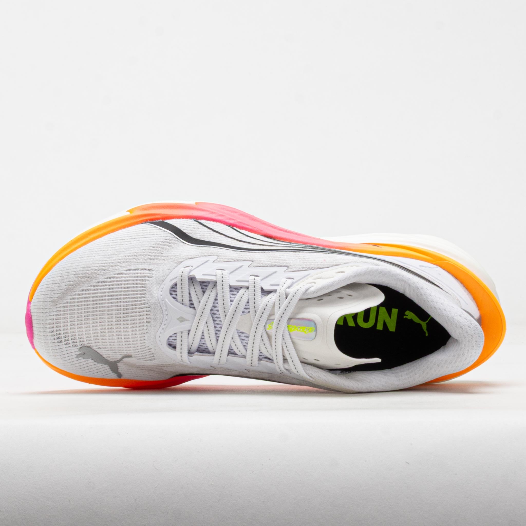 Puma Deviate NITRO 4 Women's White/Poison Pink/Glowing Red