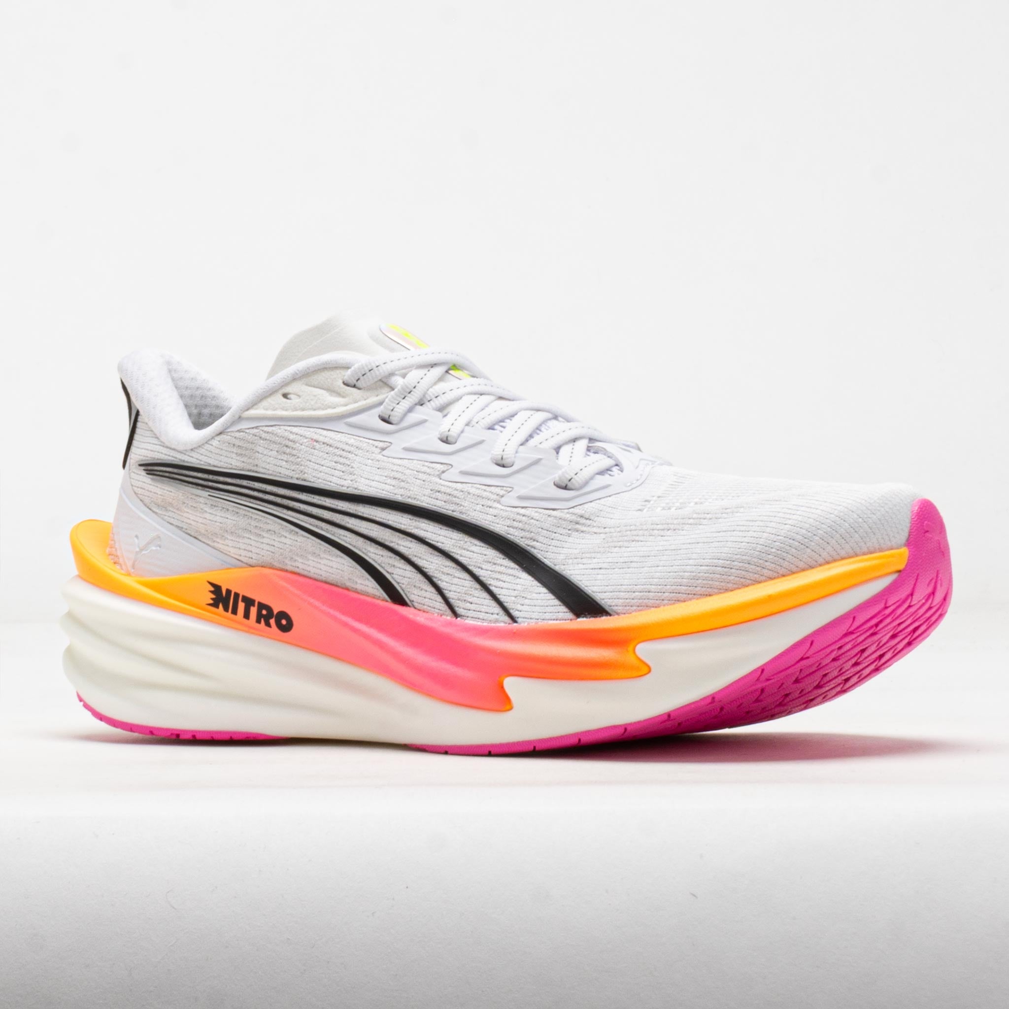 Puma Deviate NITRO 4 Women's White/Poison Pink/Glowing Red