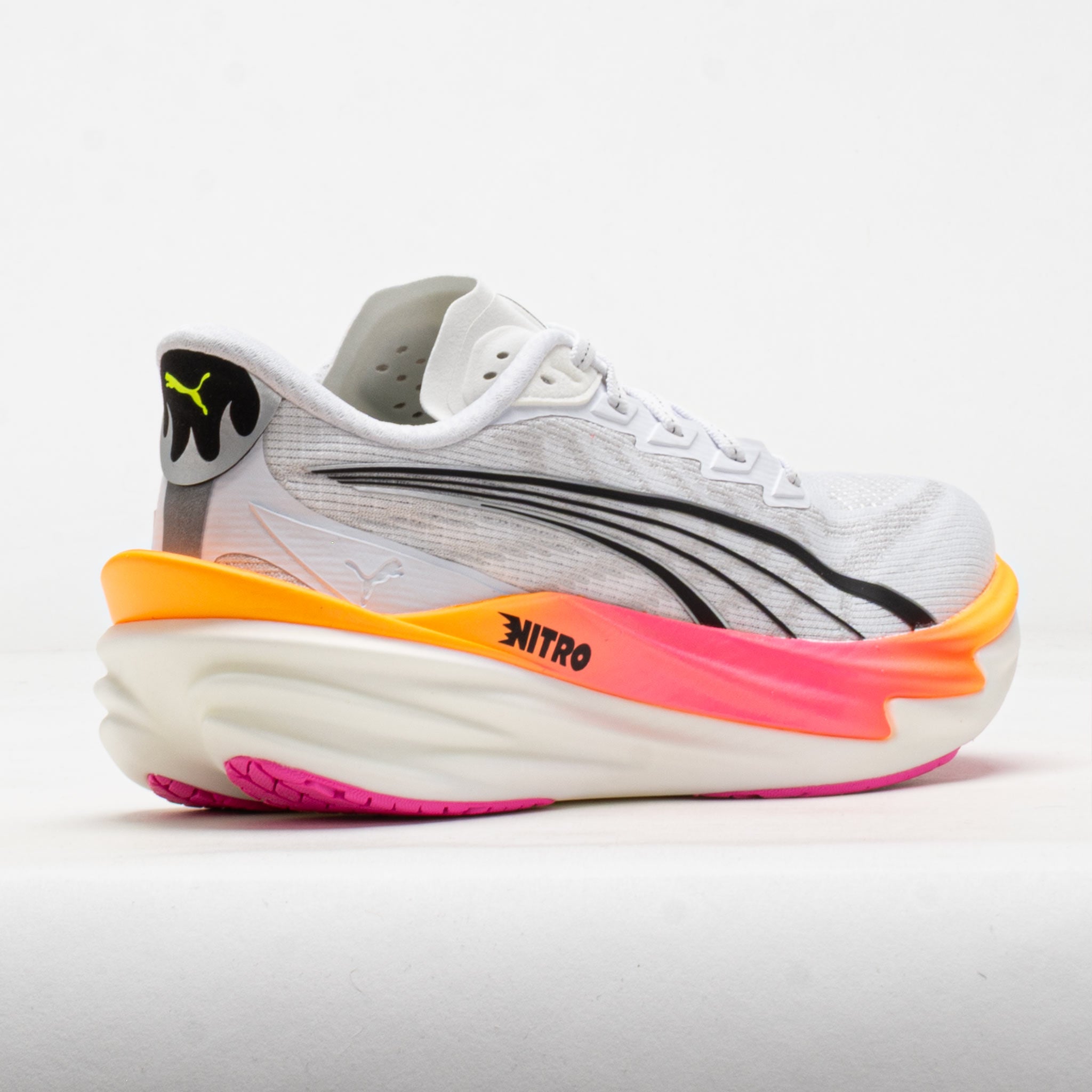 Puma Deviate NITRO 4 Women's White/Poison Pink/Glowing Red