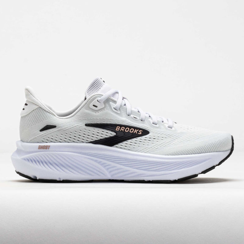 Brooks Ghost 18 Women's White/Black/Rose Gold – Holabird Sports