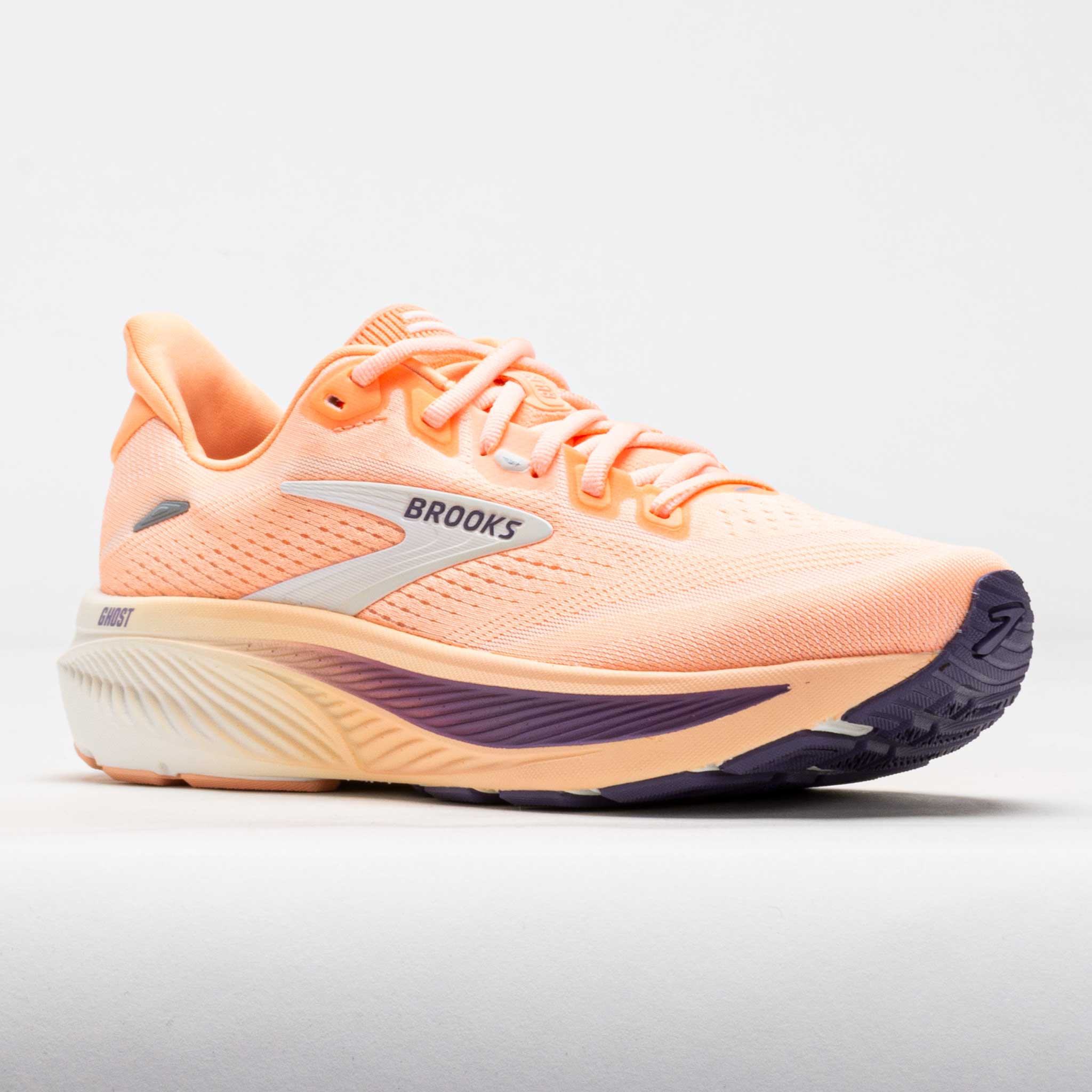 Brooks Ghost 18 Women's Peach/Grape/Coconut – Holabird Sports