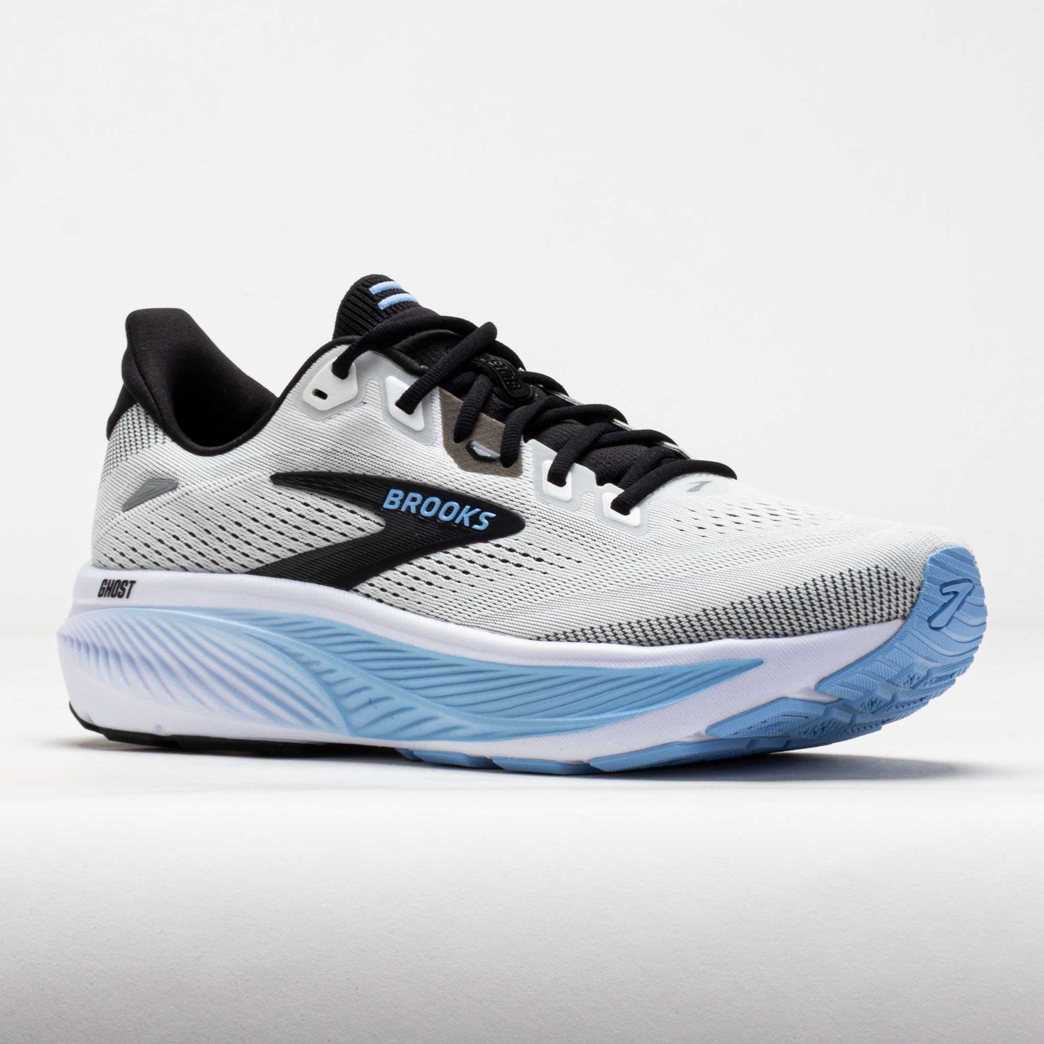 Brooks Ghost 18 Men's White/Black/Open Air – Holabird Sports