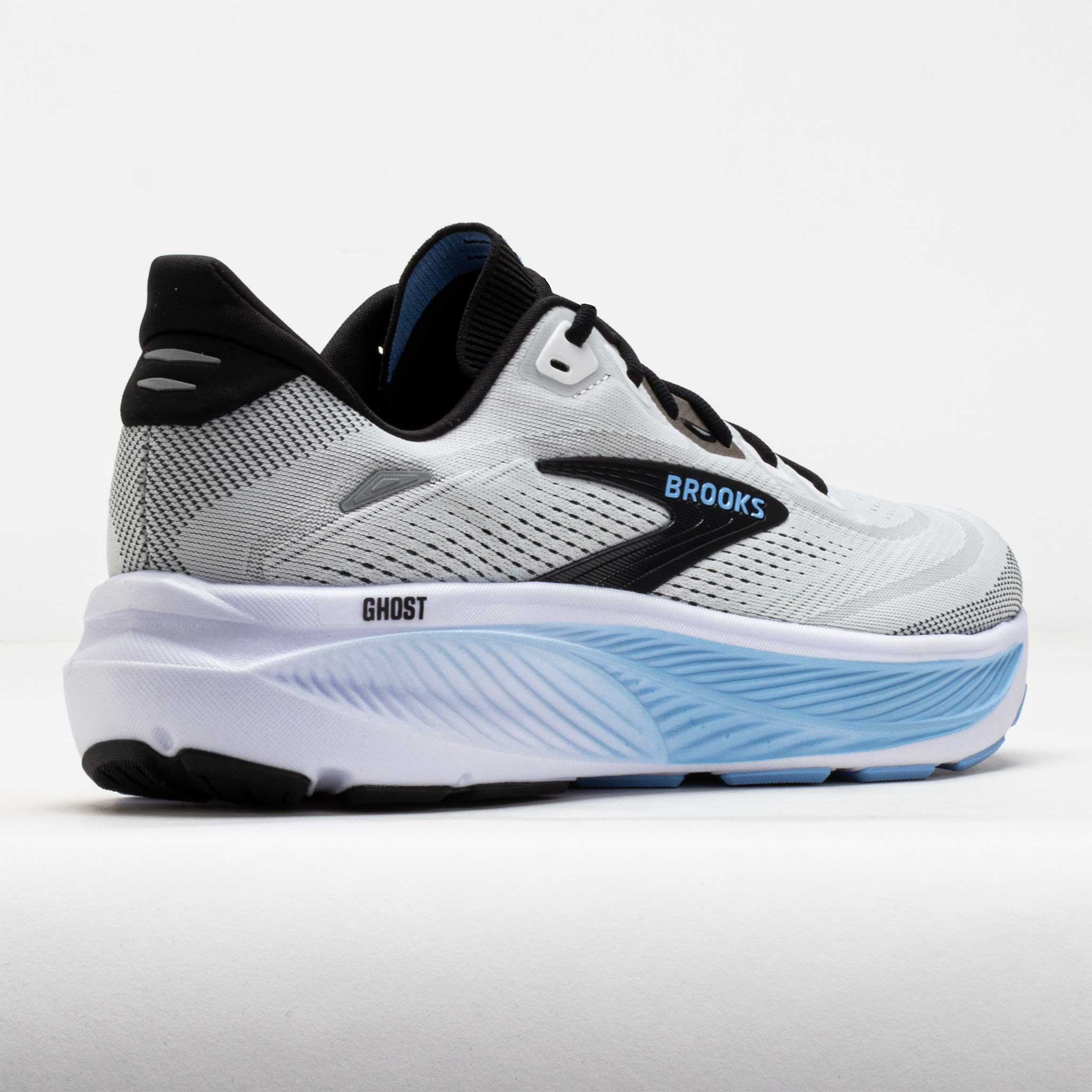 Brooks Ghost 18 Men's White/Black/Open Air – Holabird Sports