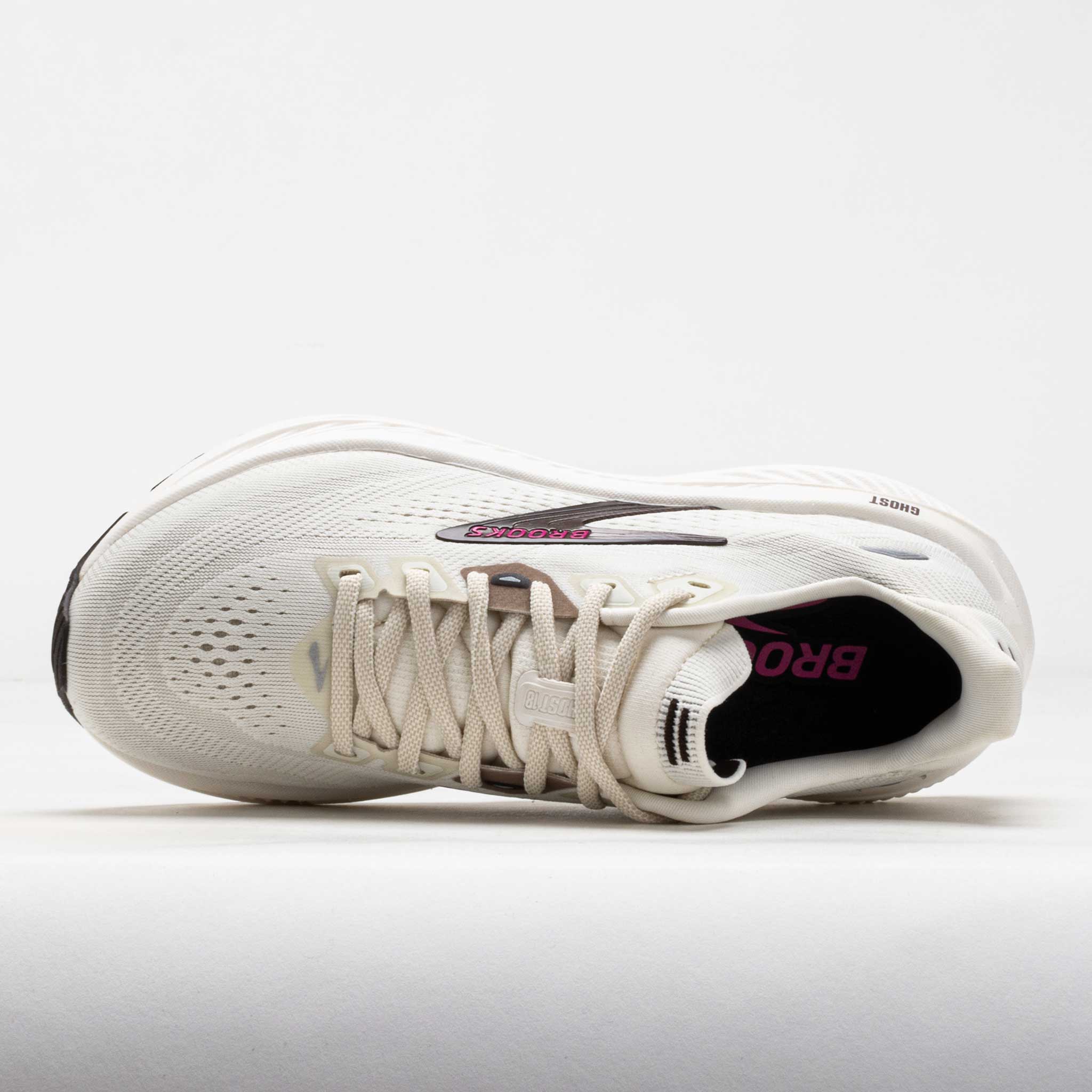 Brooks Ghost 18 Women's Coconut/Coffee/Fushsia – Holabird Sports