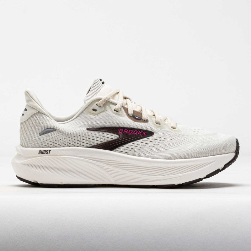 Brooks Ghost 18 Women's Coconut/Coffee/Fushsia – Holabird Sports