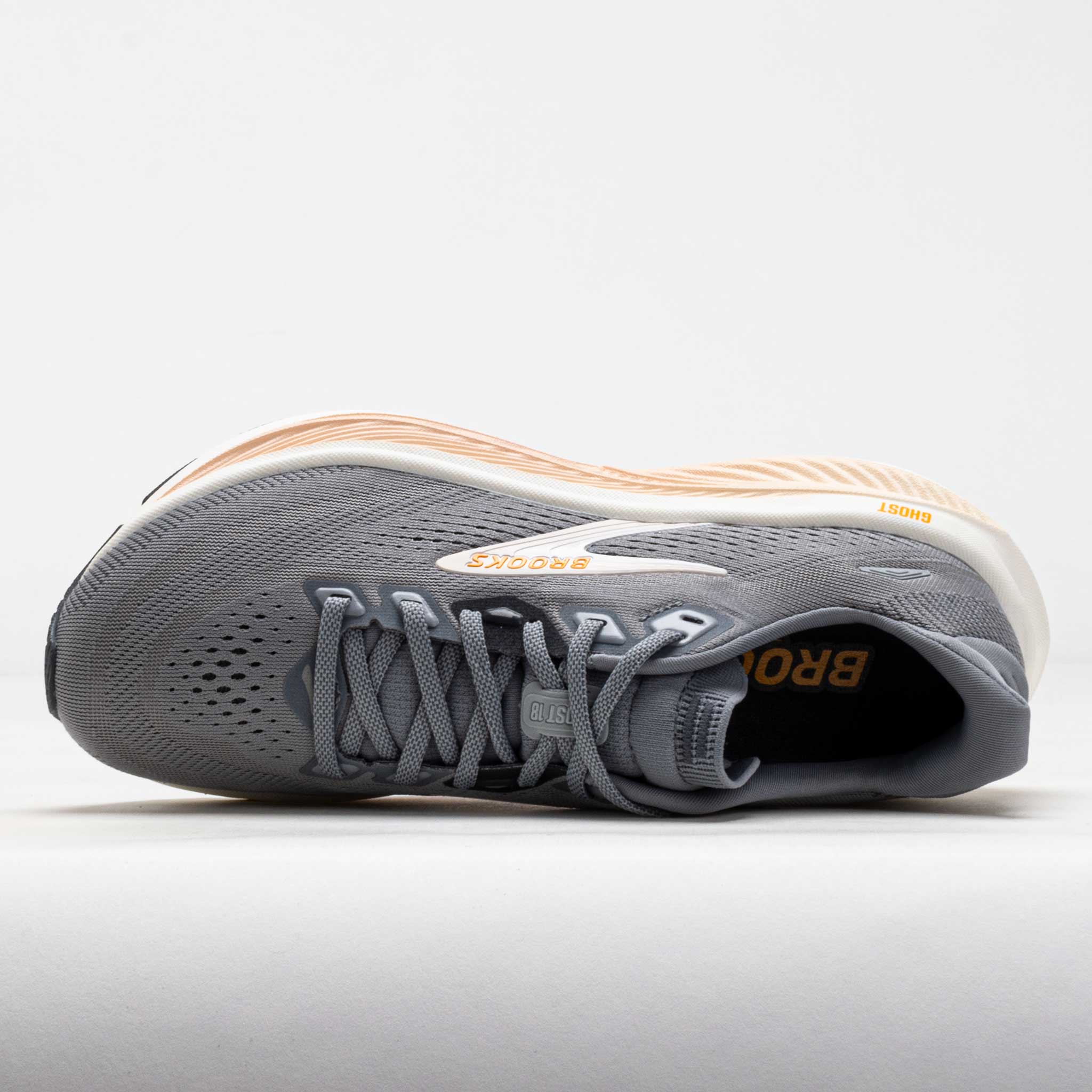 cocoストーングレージュ Brooks Ghost 18 Women's Grey/Morganite/Coconut – Holabird Sports