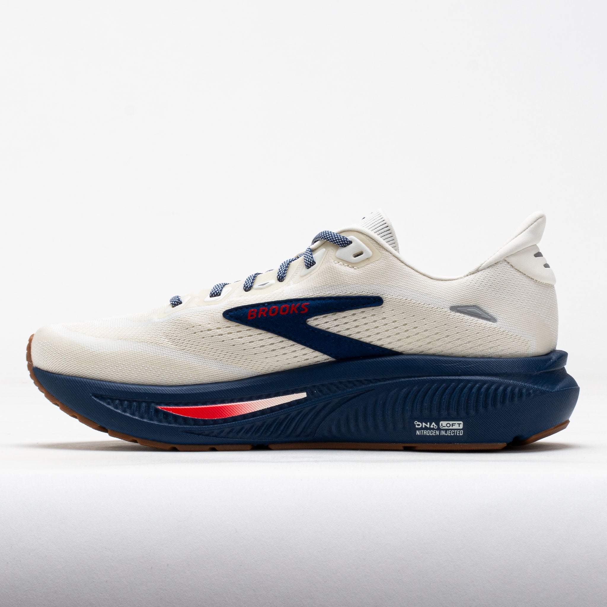 Brooks Ghost 18 Men's Coconut/Red/Blue