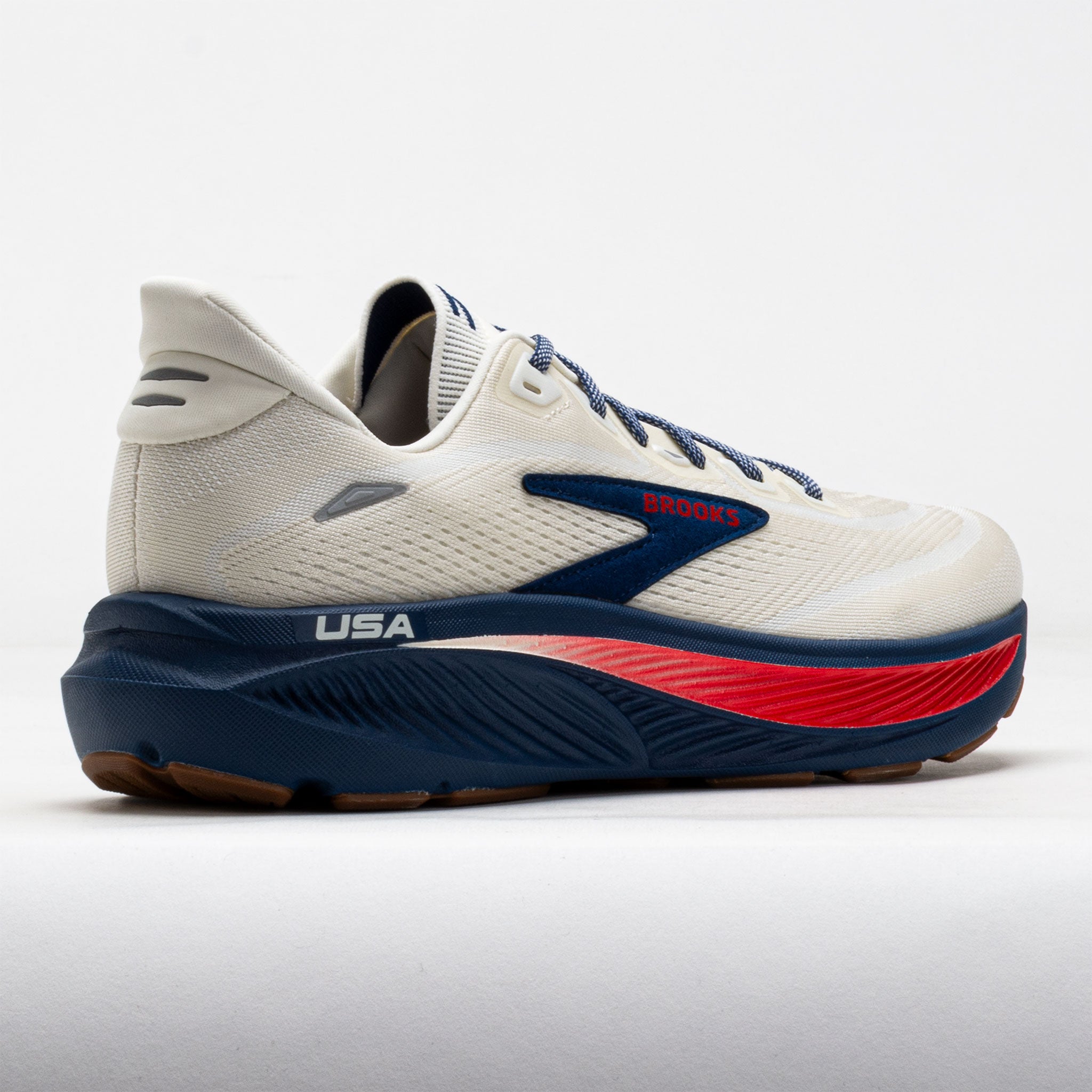Brooks Ghost 18 Men's Coconut/Red/Blue