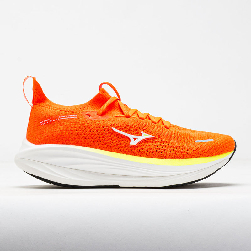 Mizuno Neo Vista 3 Men's Lava Orange/White – Holabird Sports
