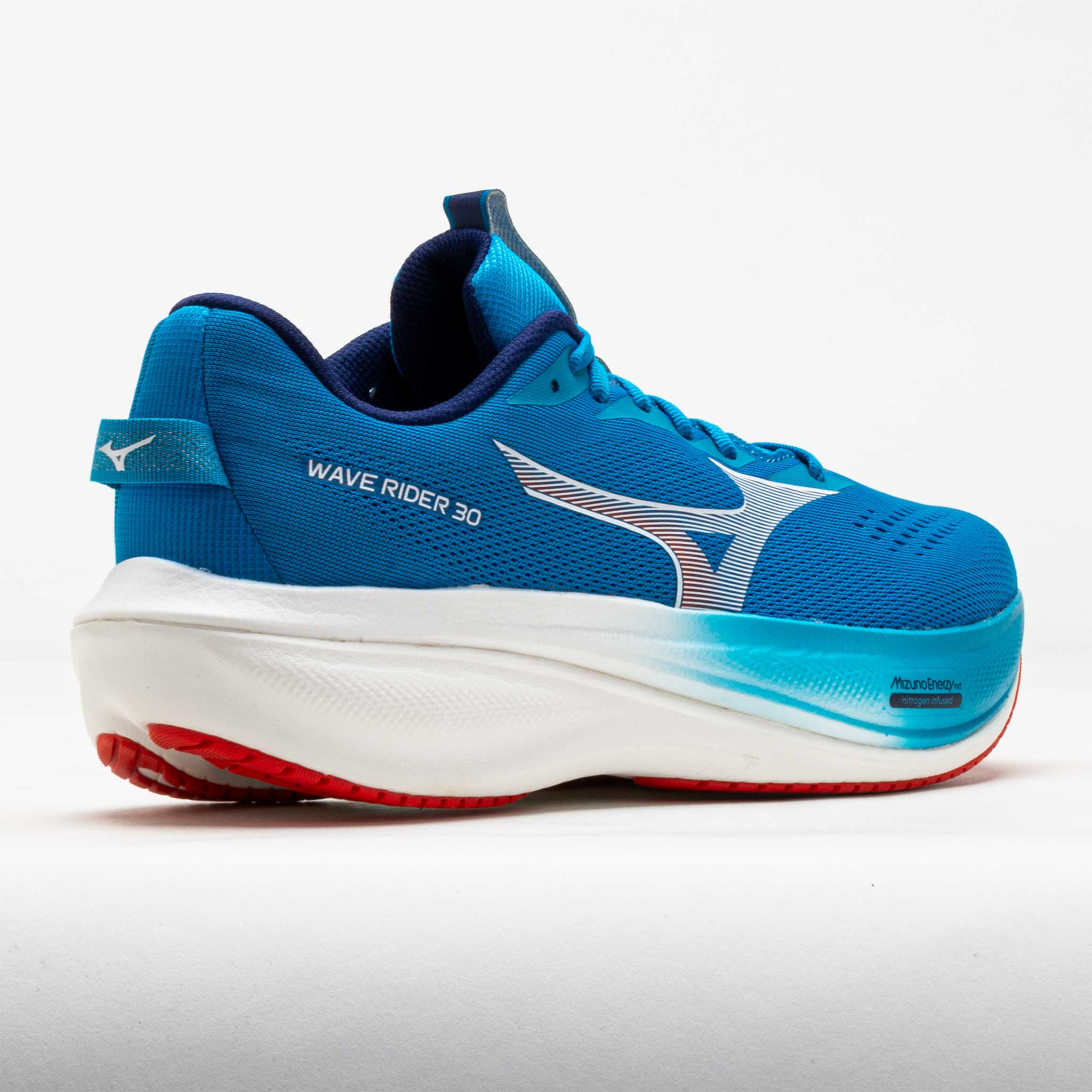 Mizuno Wave Rider 30 Men's Blue Jewel/White – Holabird Sports