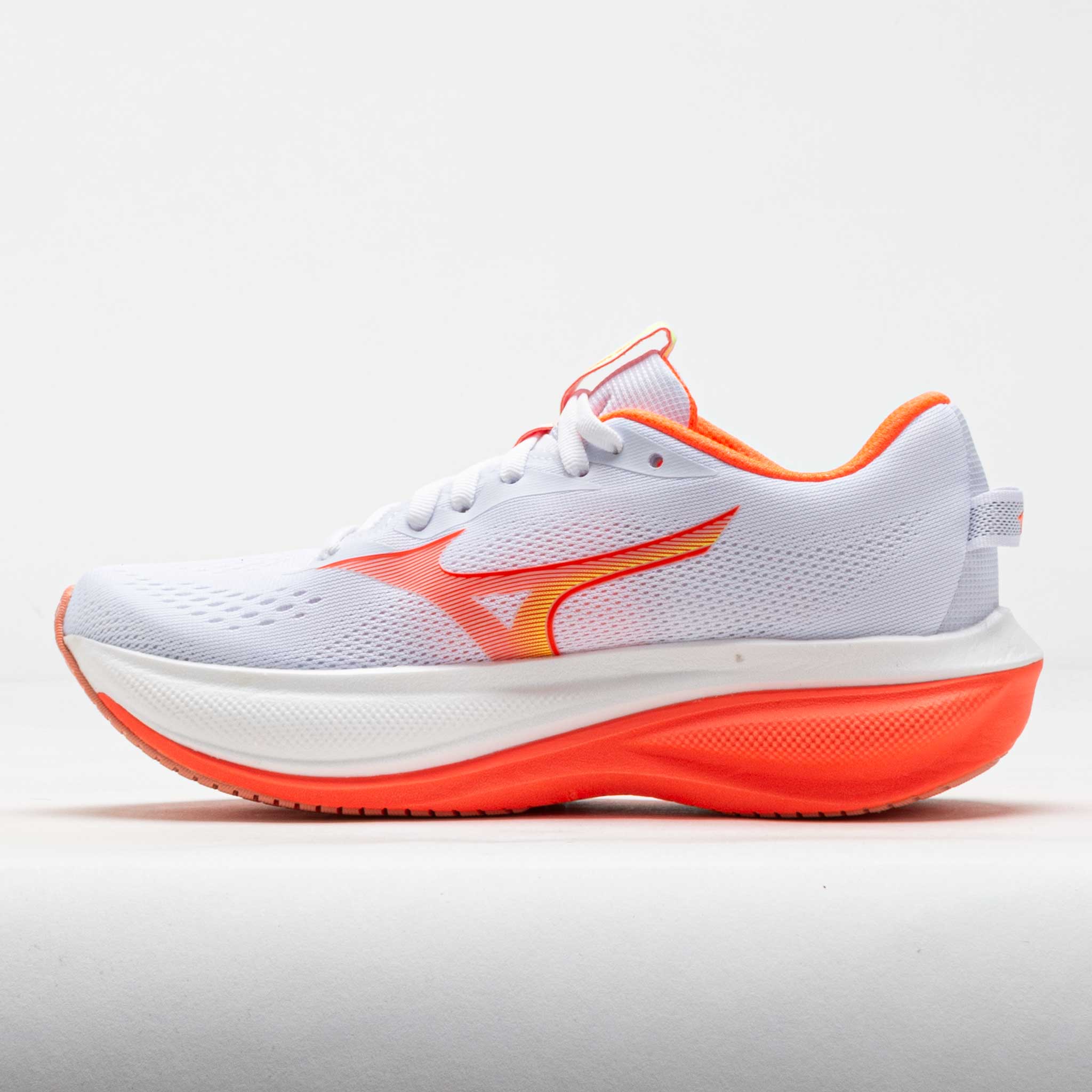 Mizuno Wave Rider 30 Women's White/Flamingo Coral – Holabird Sports