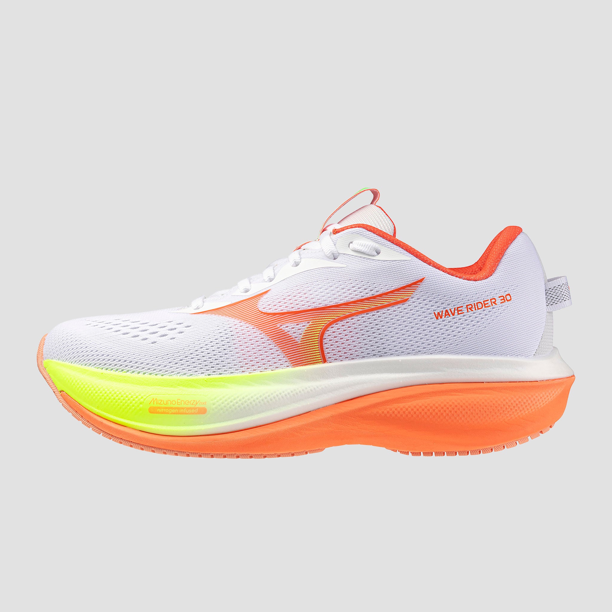 Mizuno Wave Rider 30 Women's White/Flamingo Coral