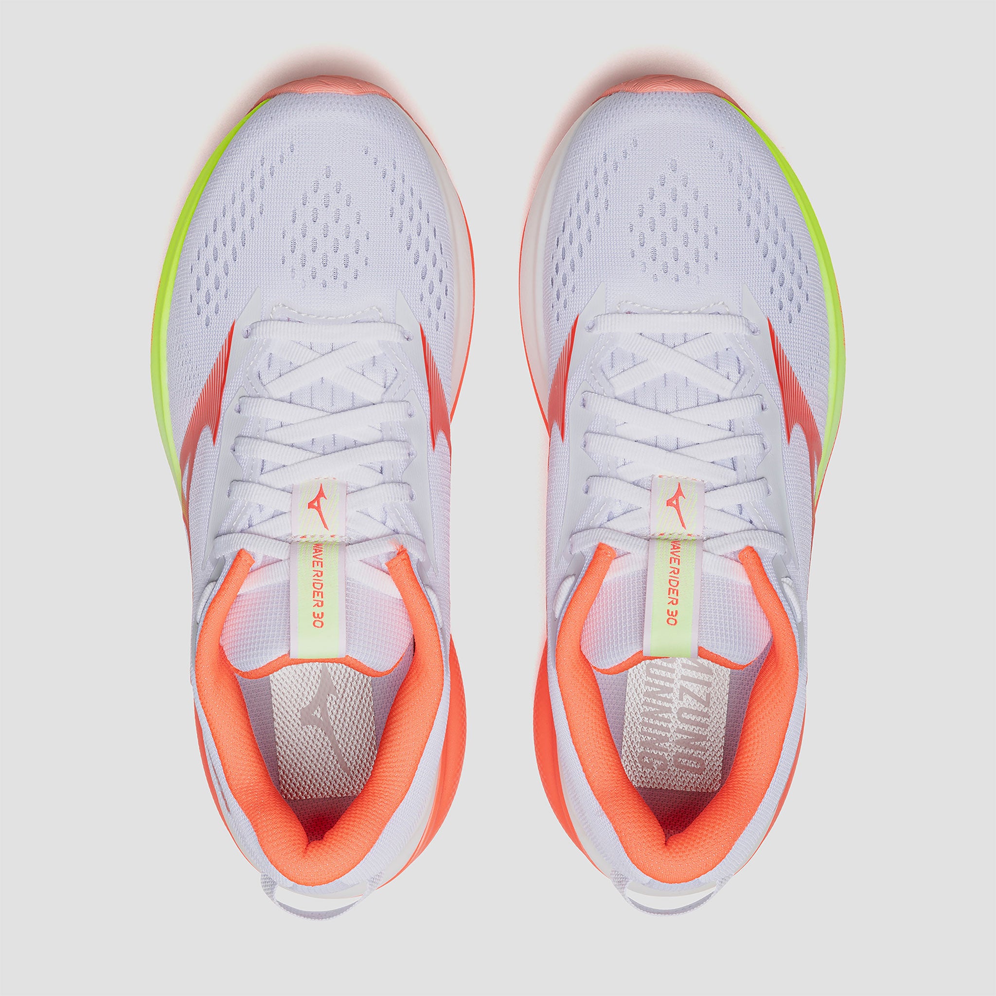 Mizuno Wave Rider 30 Women's White/Flamingo Coral