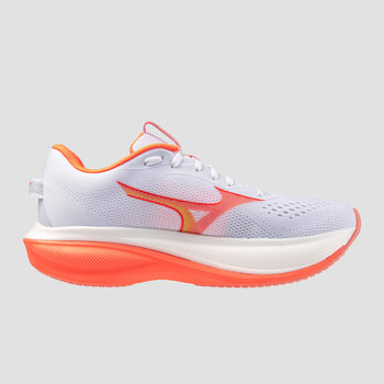 Mizuno Wave Rider 30 Women's White/Flamingo Coral (Item #044706)