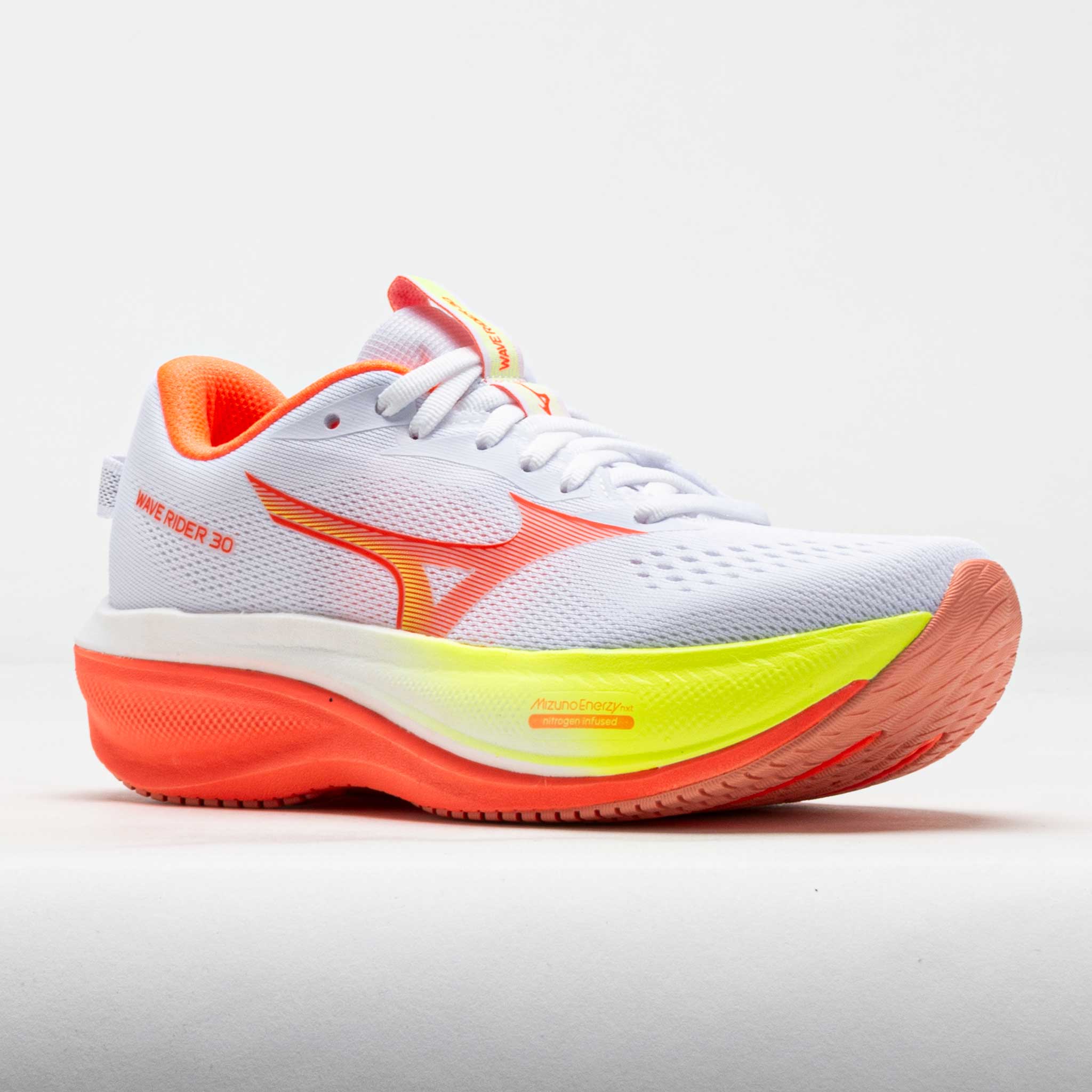 Mizuno Wave Rider 30 Women's White/Flamingo Coral