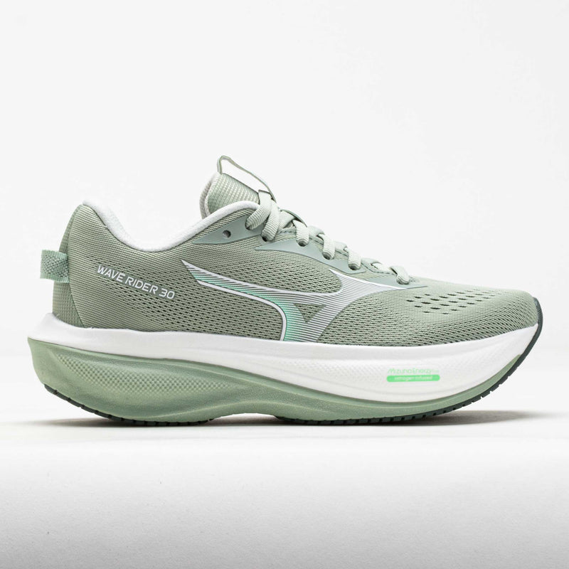 Mizuno Wave Rider 30 Women's Balsam Green/Mentholaed – Holabird Sports