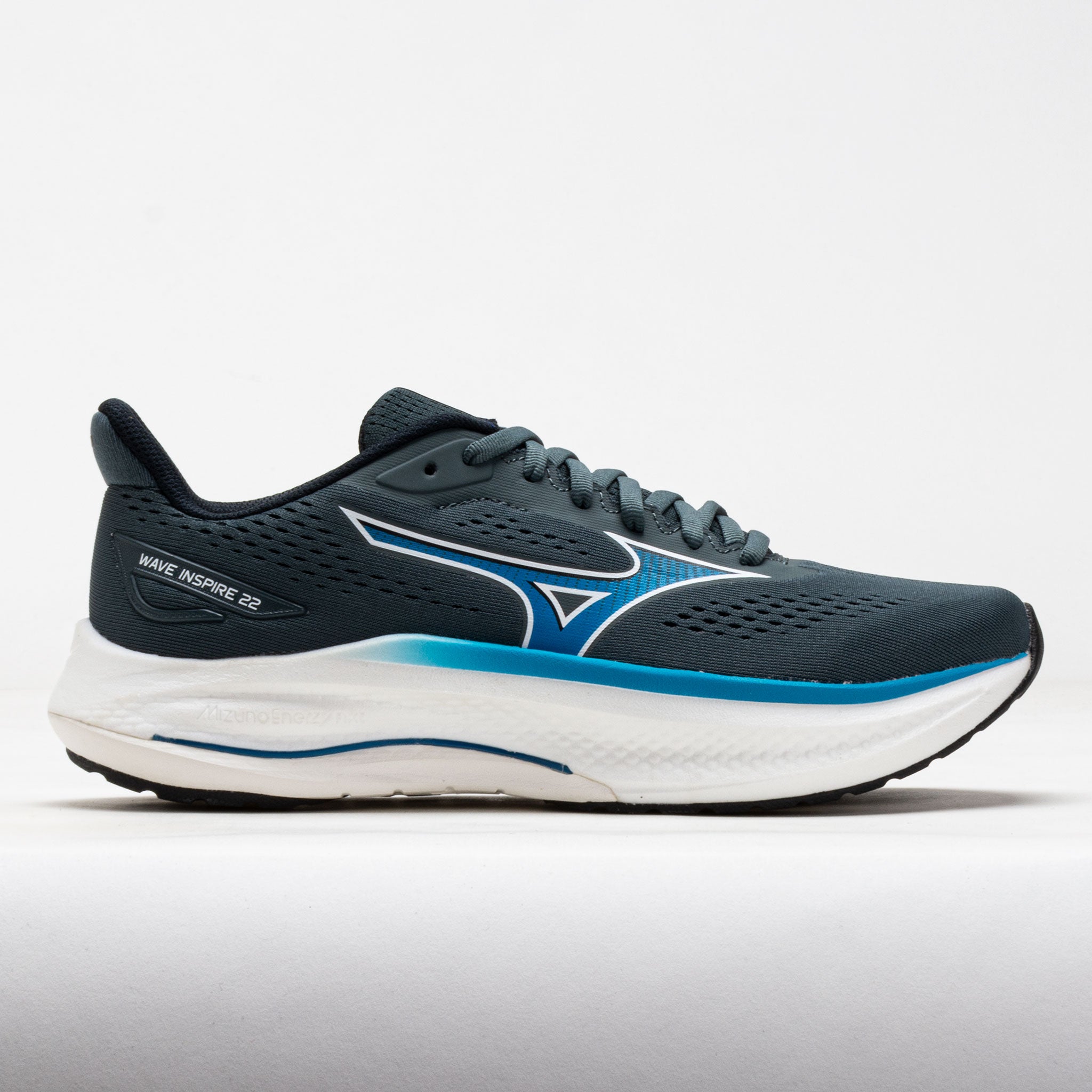 Mizuno Wave Inspire 22 Men's Dark Slate/Blue Jewel – Holabird Sports