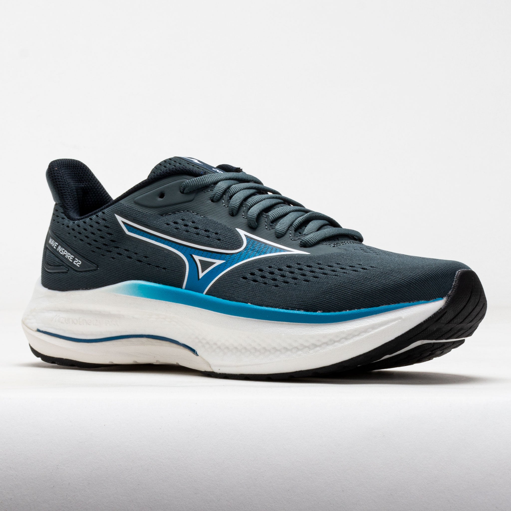 Mizuno Wave Inspire 22 Men's Dark Slate/Blue Jewel – Holabird Sports