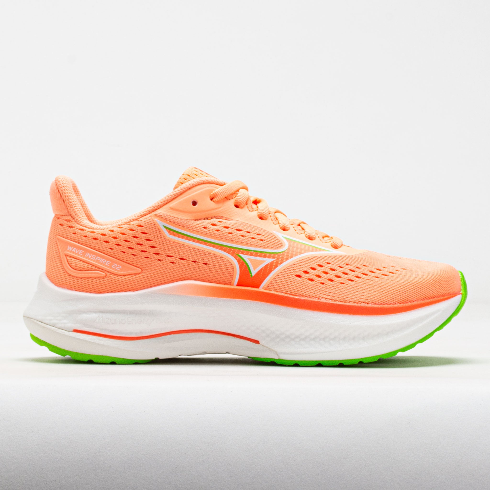 Mizuno Wave Inspire 22 Women's Flamingo Coral/Jasmine Green