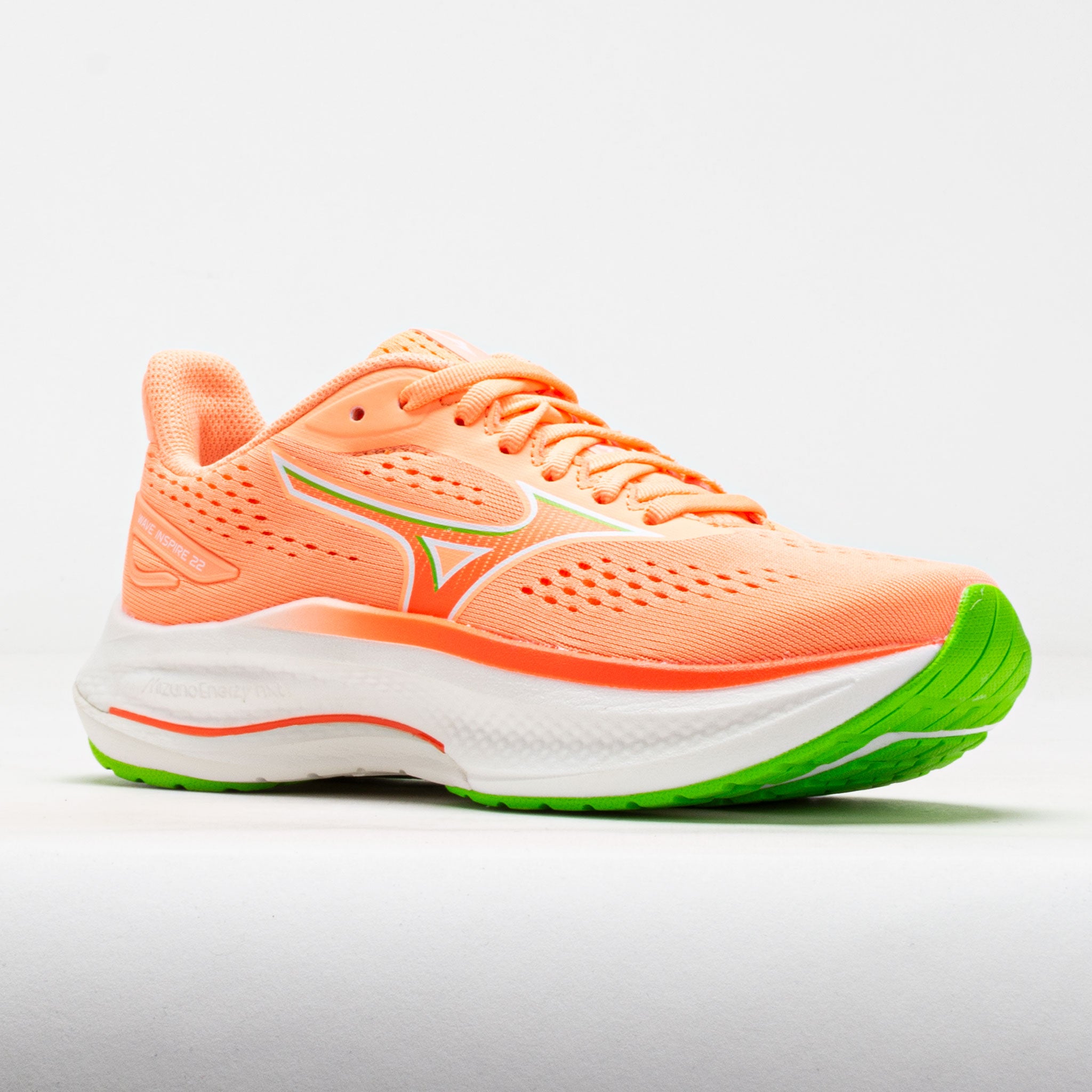 Mizuno Wave Inspire 22 Women's Flamingo Coral/Jasmine Green