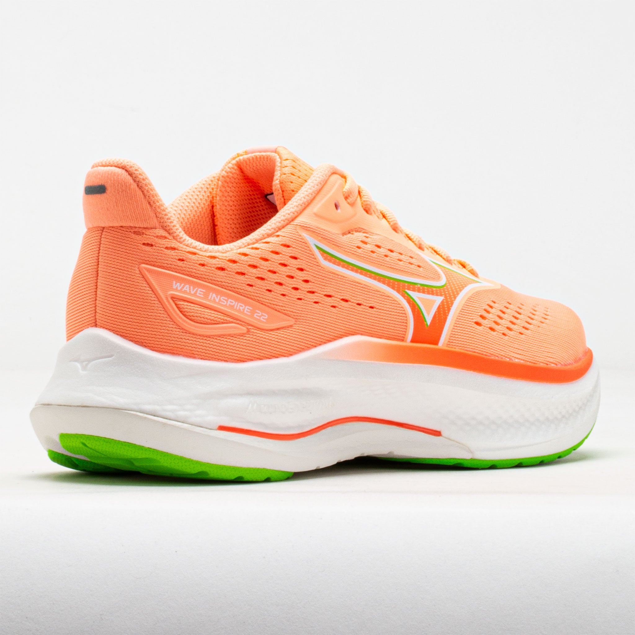 Mizuno Wave Inspire 22 Women's Flamingo Coral/Jasmine Green