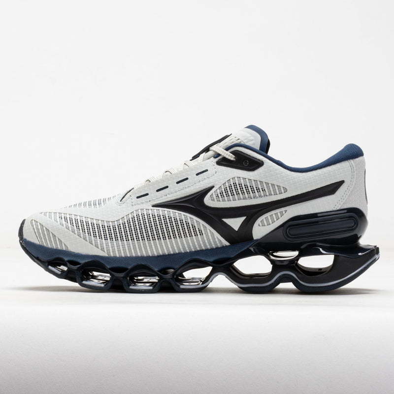 ミズノCP304-001 Mizuno Wave Prophecy 15 Men's Foggy Dew/Vulcan – Holabird Sports