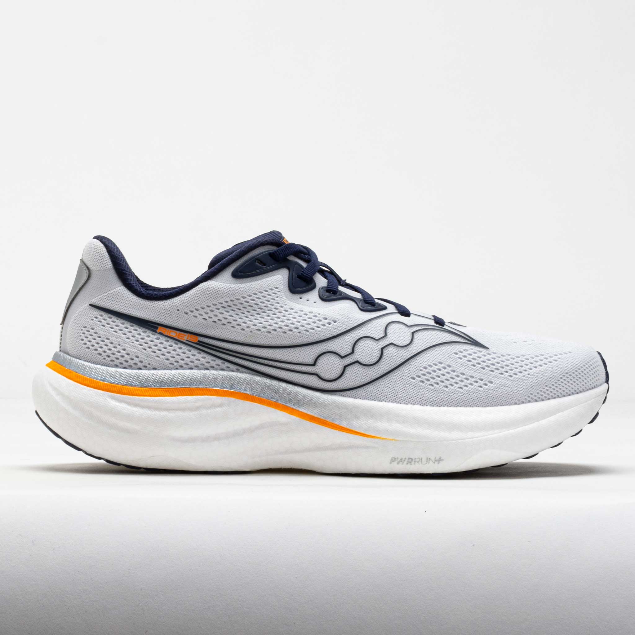Saucony Ride 19 Men's White/Naval