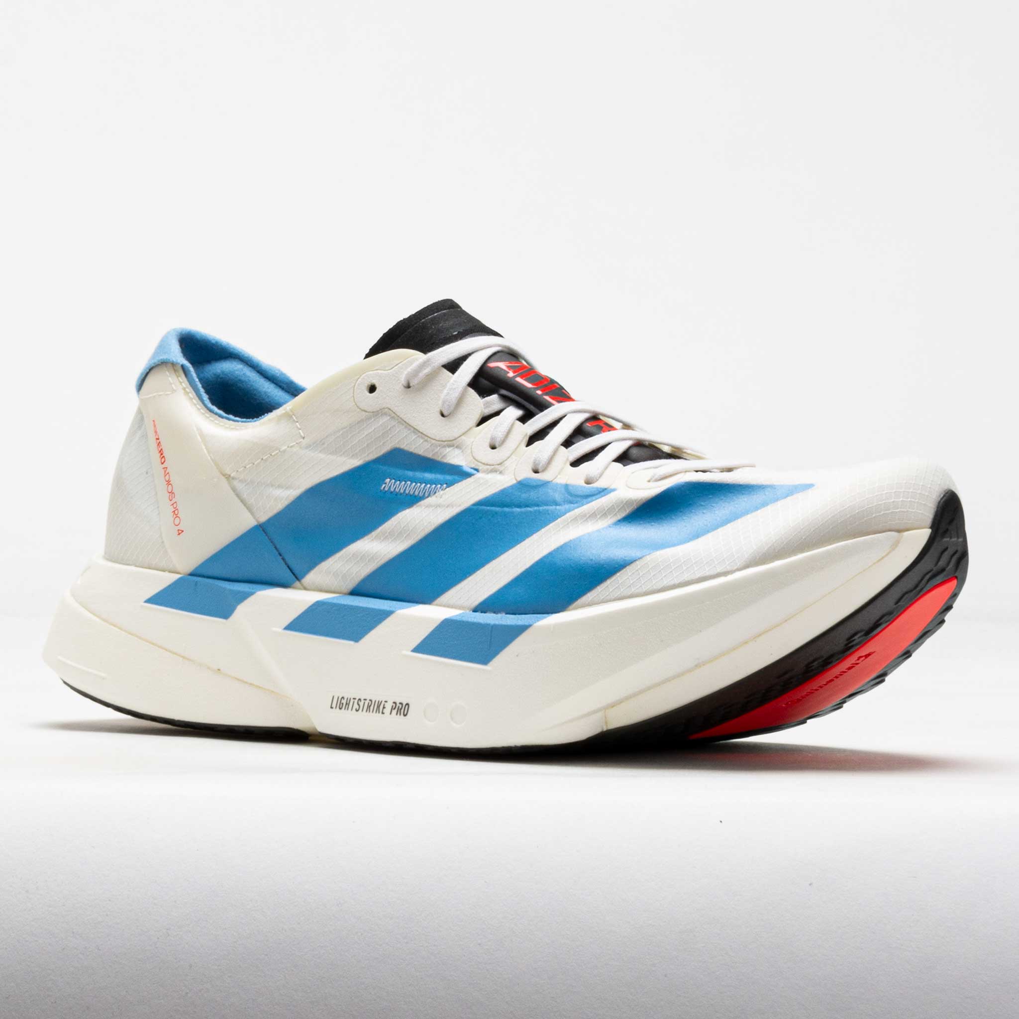 adidas Adizero Adios Pro 4 Men's Off White/Light Blue/Bright Red