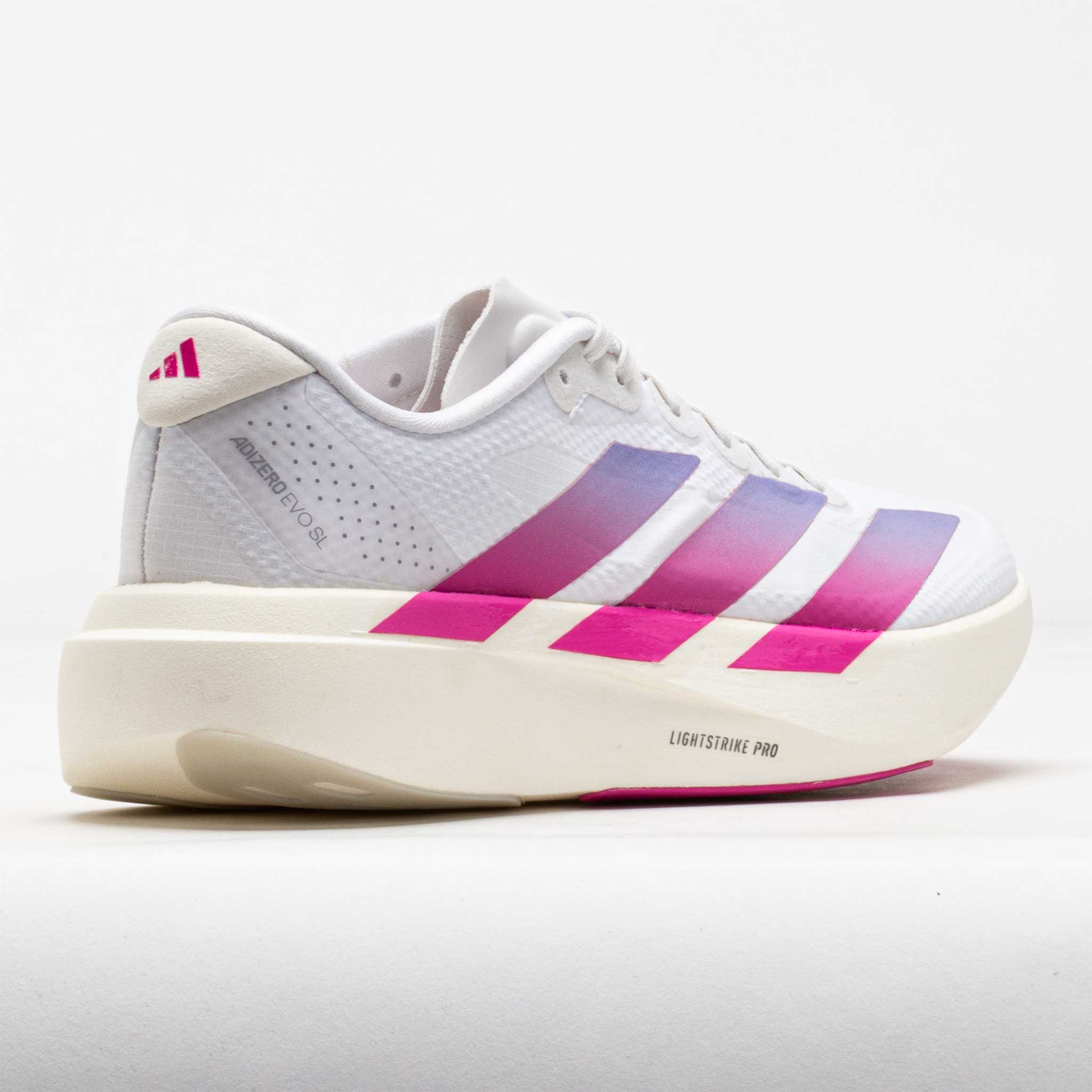 adidas Adizero EVO SL Women's White/Lucid Fuchsia/Violet Tone