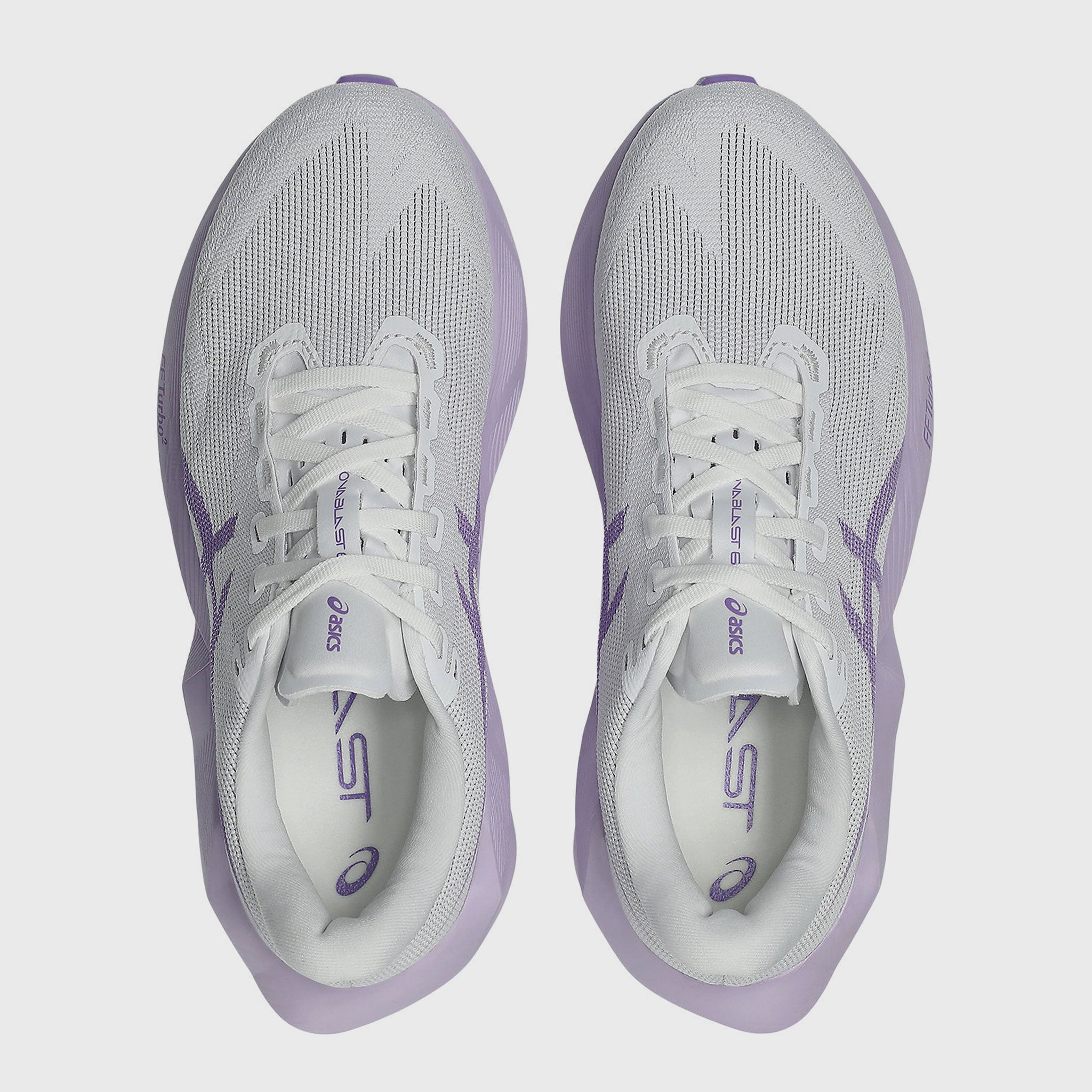 ASICS Novablast 6 Women's White/Murasaki – Holabird Sports