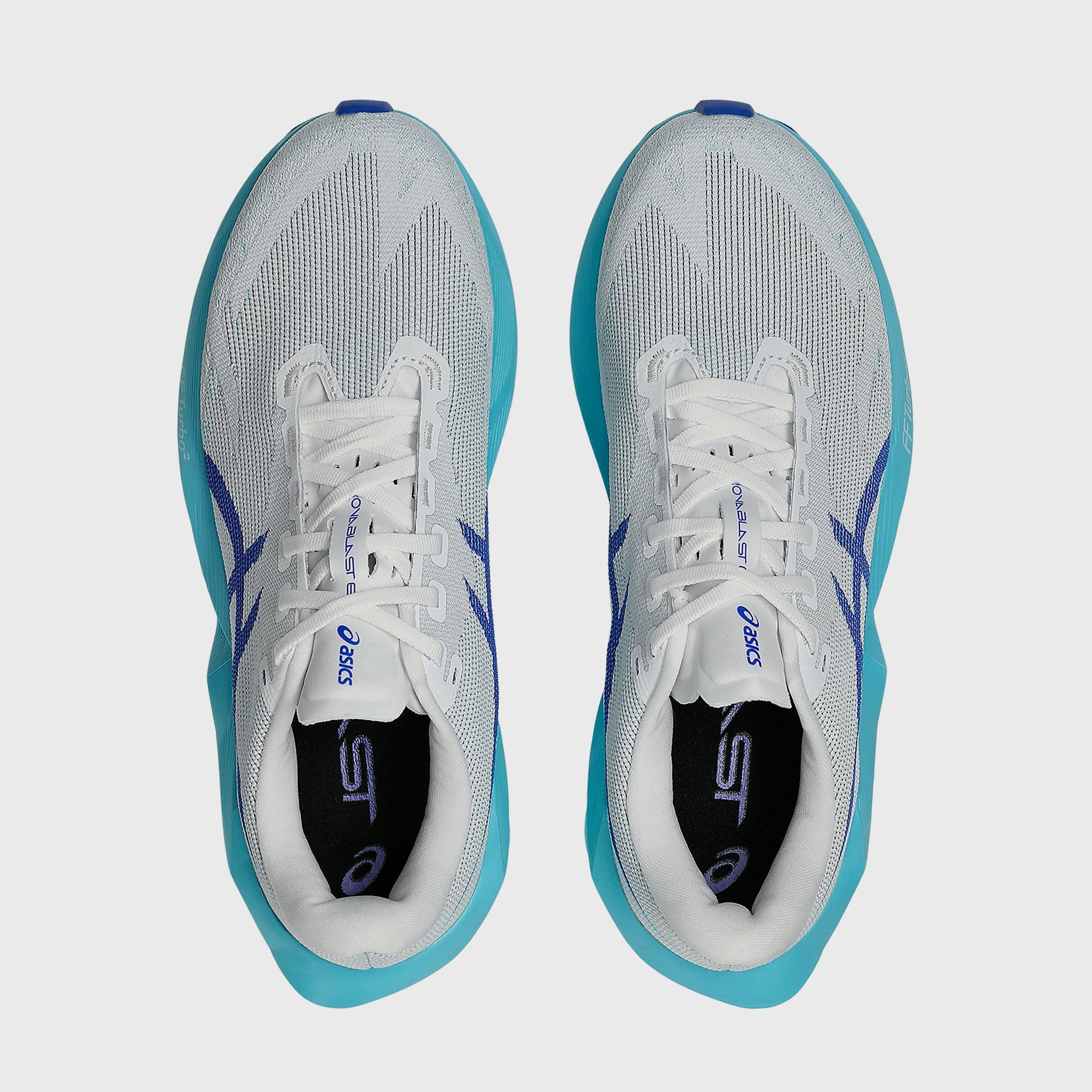 ASICS Novablast 6 Men's White/Energy Aqua – Holabird Sports