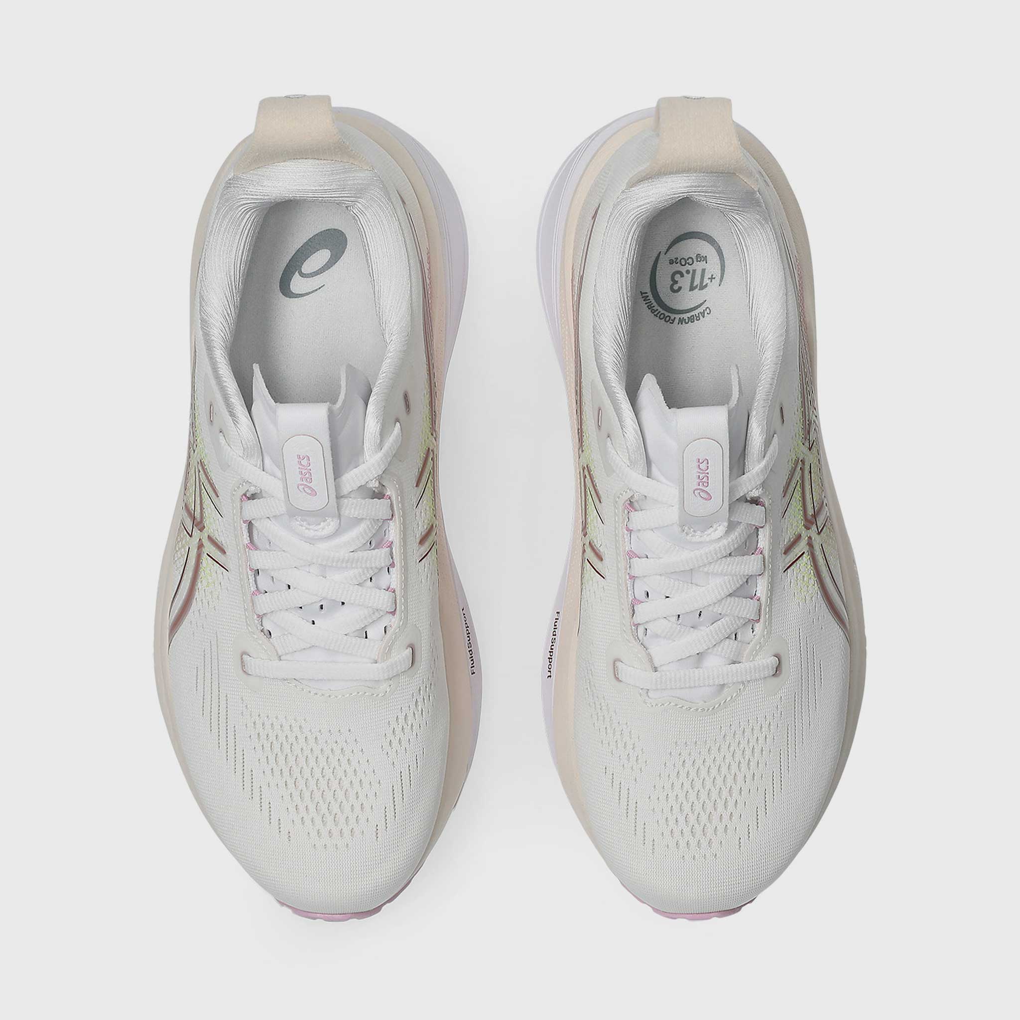 ASICS GEL-Kayano 33 Women's White/Hazy Lilac – Holabird Sports