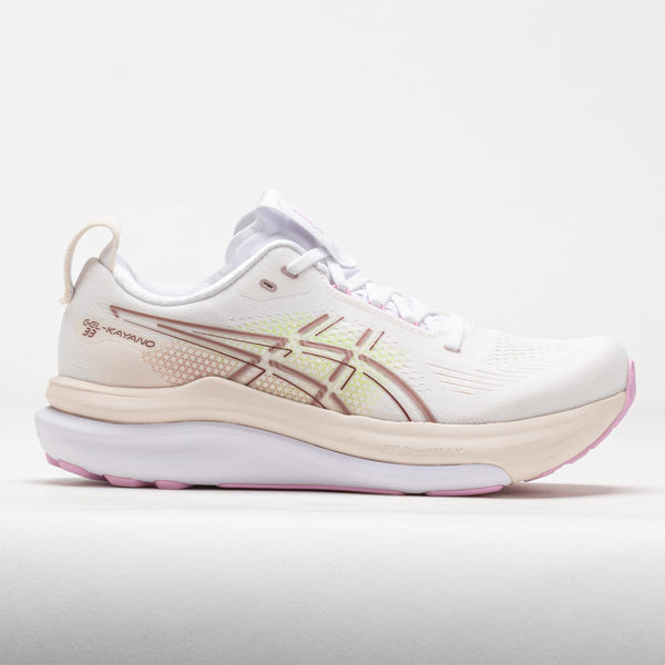 ASICS GEL-Kayano 33 Women's White/Hazy Lilac – Holabird Sports