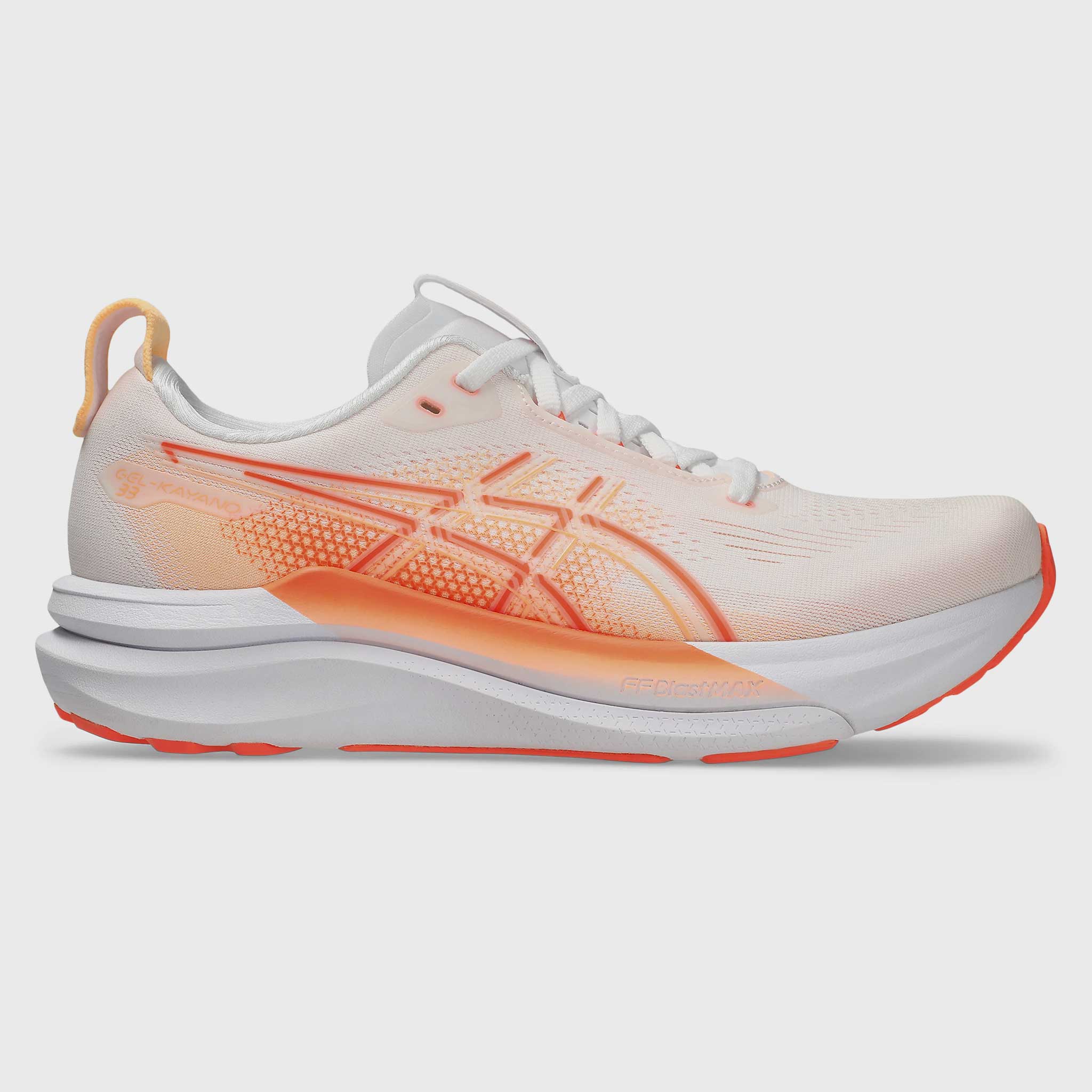 ASICS GEL-Kayano 33 Women's White/Vivid Coral