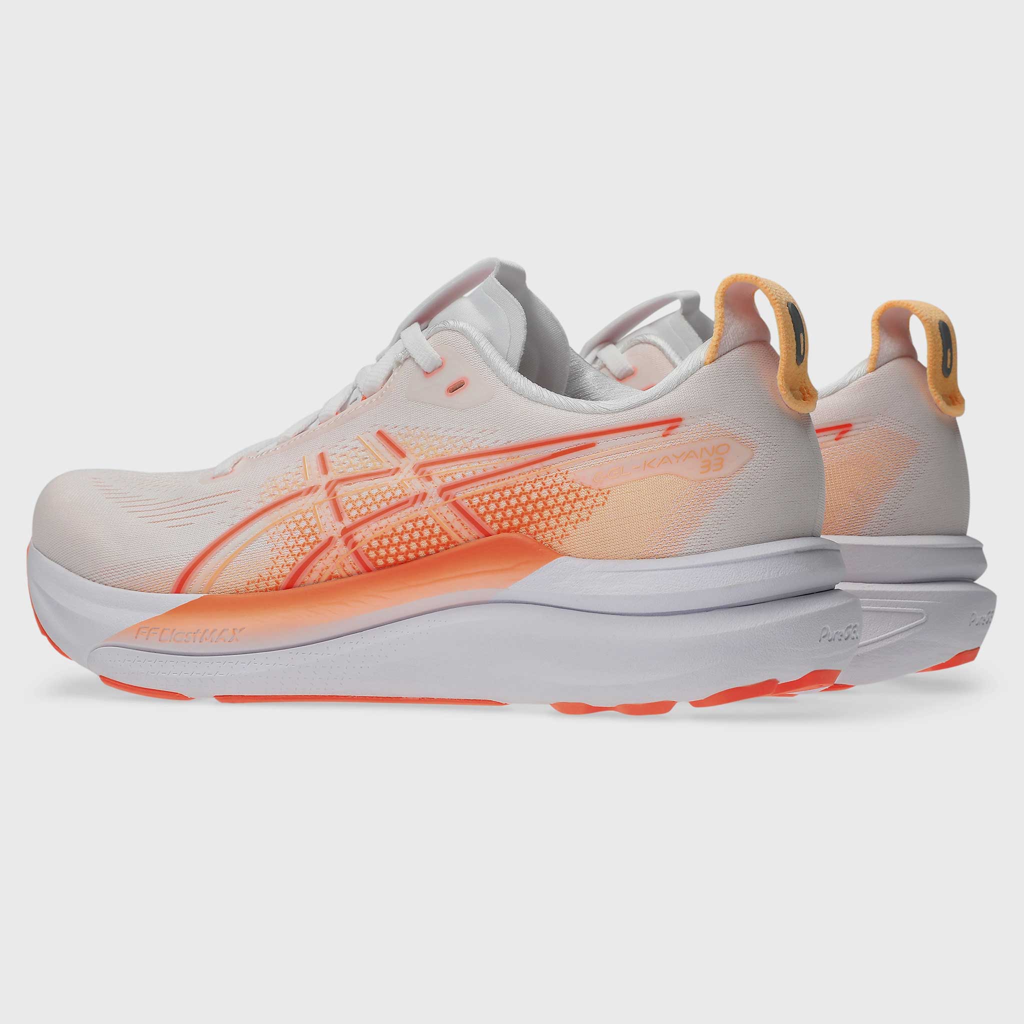 ASICS GEL-Kayano 33 Women's White/Vivid Coral