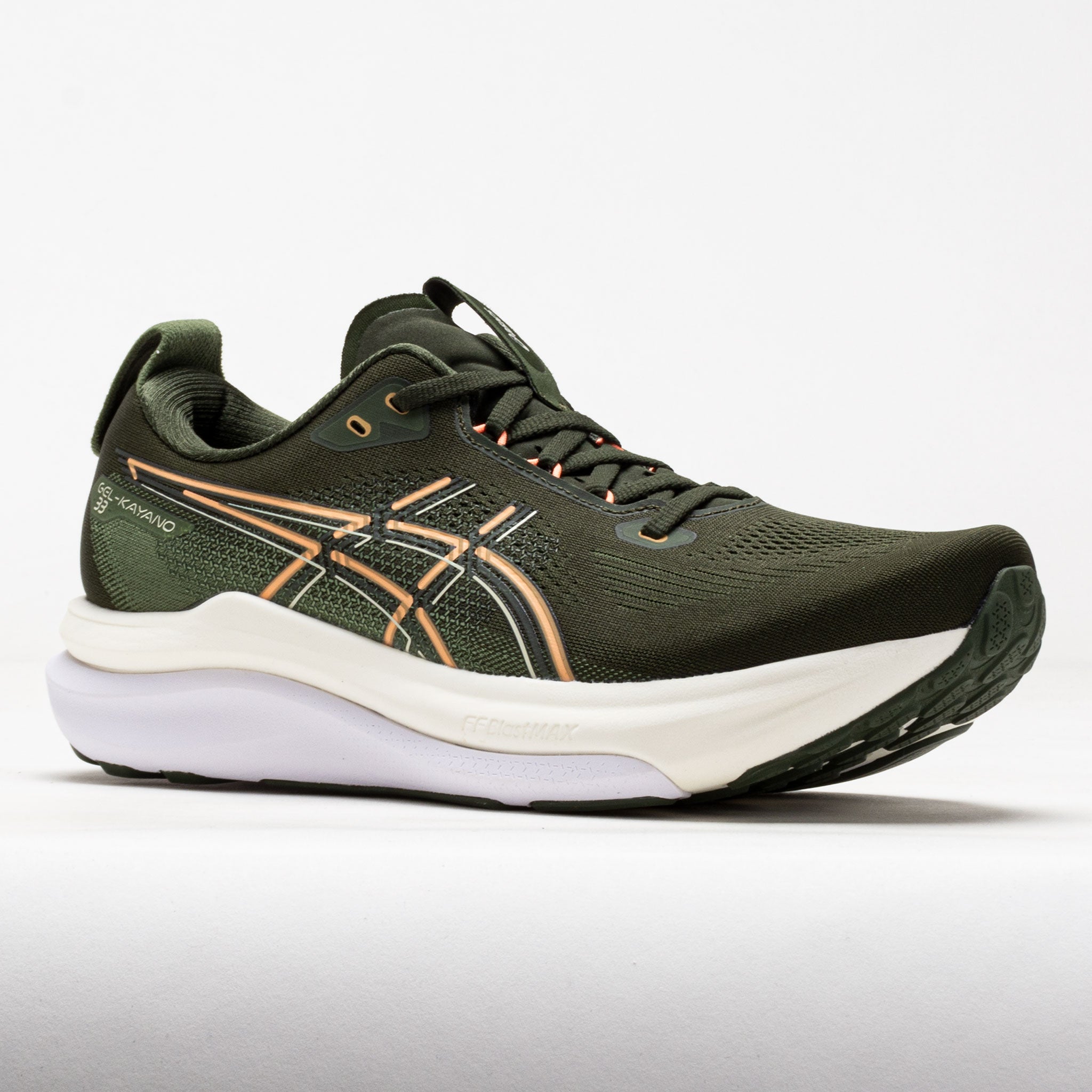 ASICS GEL-Kayano 33 Men's Vintage Khaki/Bright Sunstone