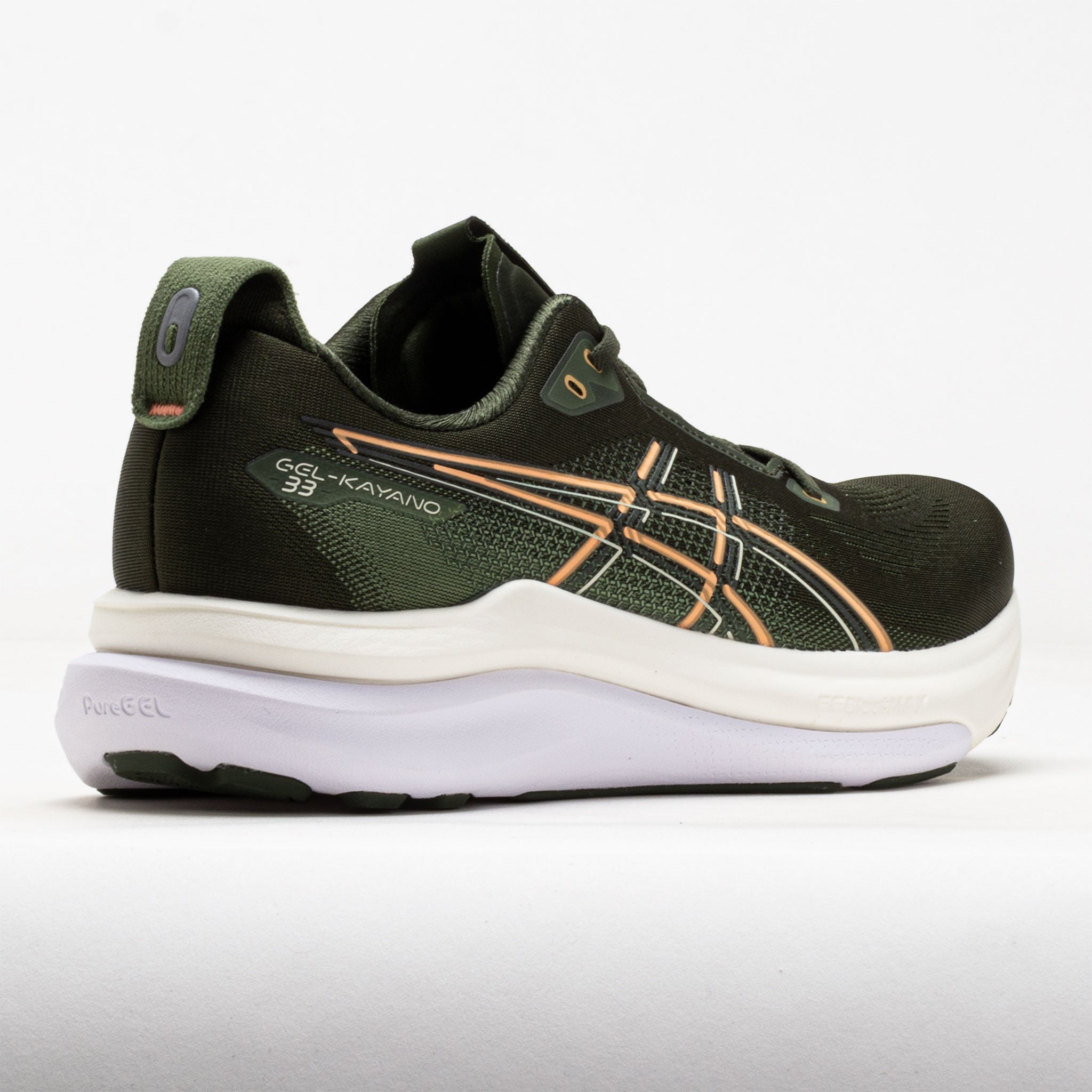 ASICS GEL-Kayano 33 Men's Vintage Khaki/Bright Sunstone