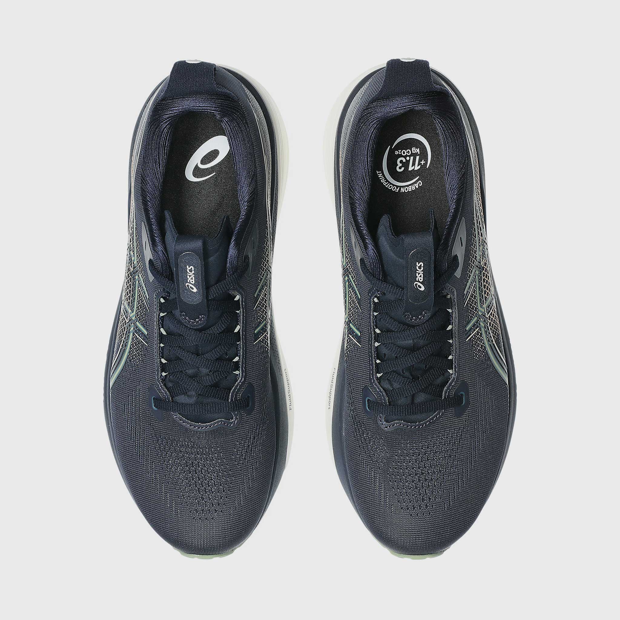 葉 aya ASICS GEL-Kayano 33 Men's Midnight/Khaki Green – Holabird Sports